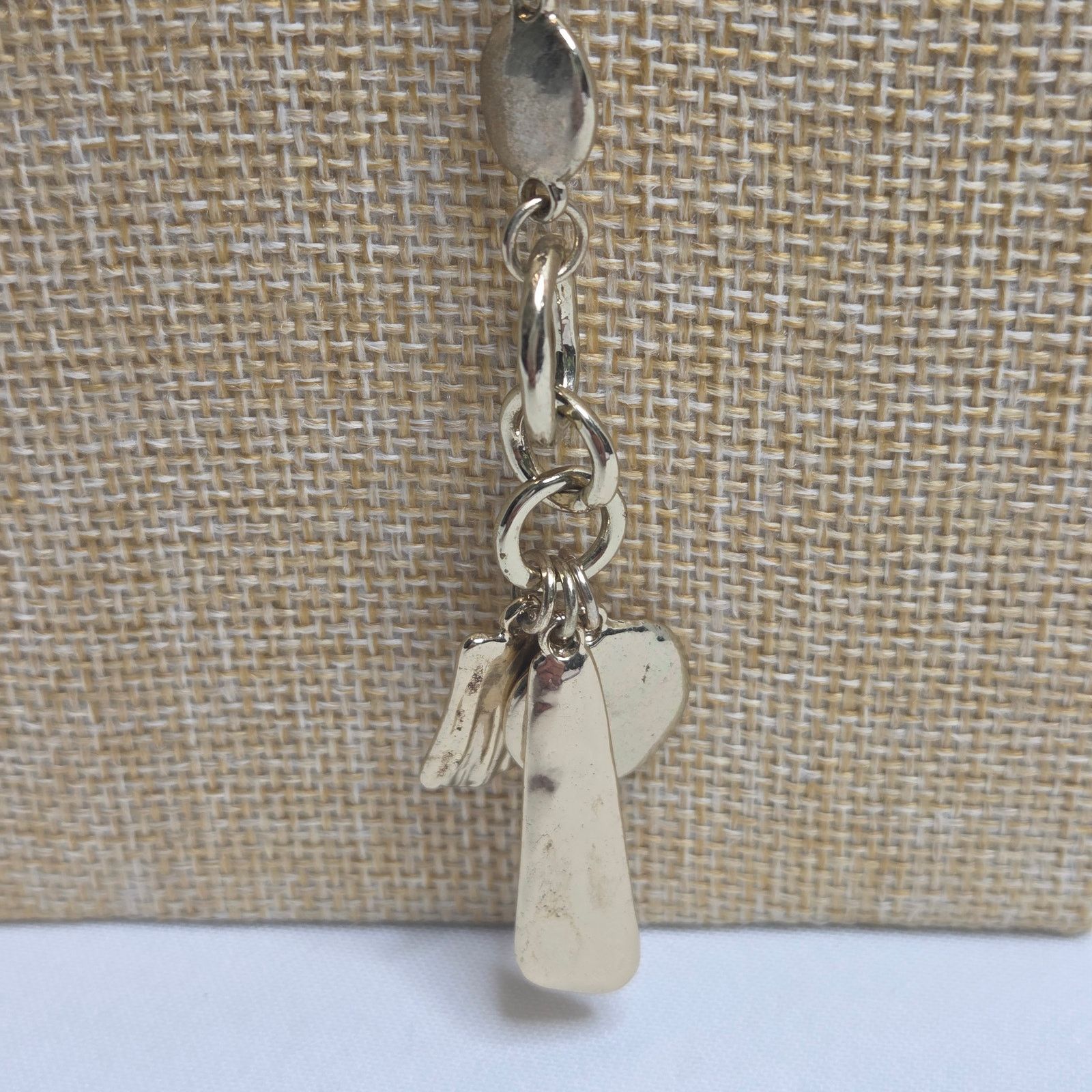 Chicos Chico's Nydia Lariat Gold Tone Y-Drop Necklace Jewelry 24" Size ONE SIZE - 2 Thumbnail