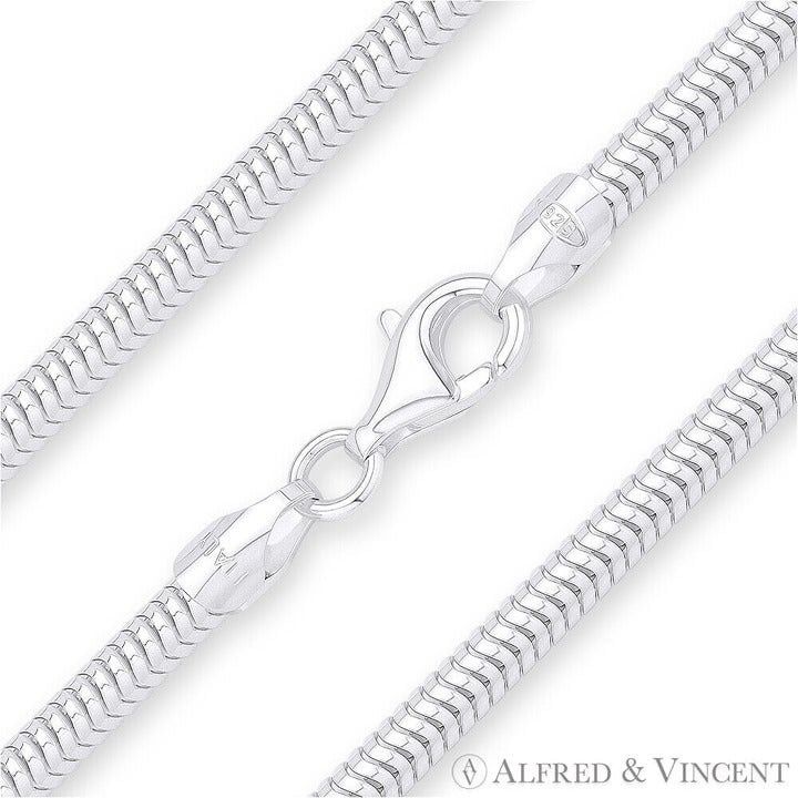 Other 5mm Flexible Snake Link Italian Chain Bracelet 9" Size ONE SIZE - 1 Thumbnail