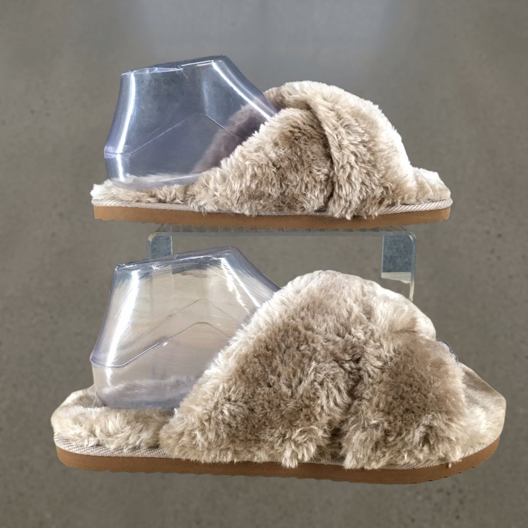 Old Navy Old Navy Slippers Womens Slip On Indoor Sandal Flat Tan Camel Open Toe Casual Shoes Slipper Footwear Brown Regular Size 9 Womens Size US 9 / IT 39 - 1 Thumbnail