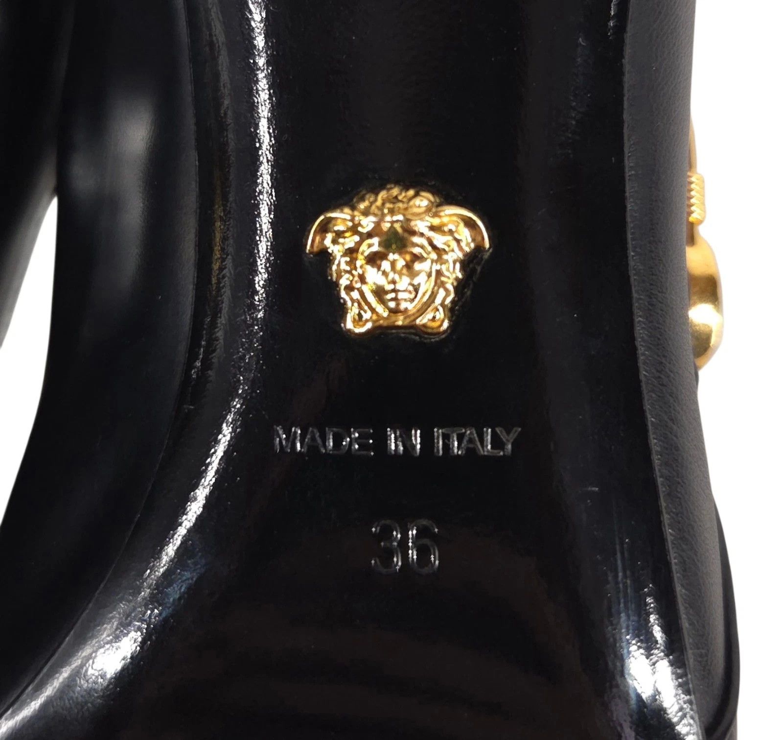 Versace Versace Safety Pin Nappa Stretch Boots US 6 EU 36 Womens Size US 6 / IT 36 - 12 Thumbnail