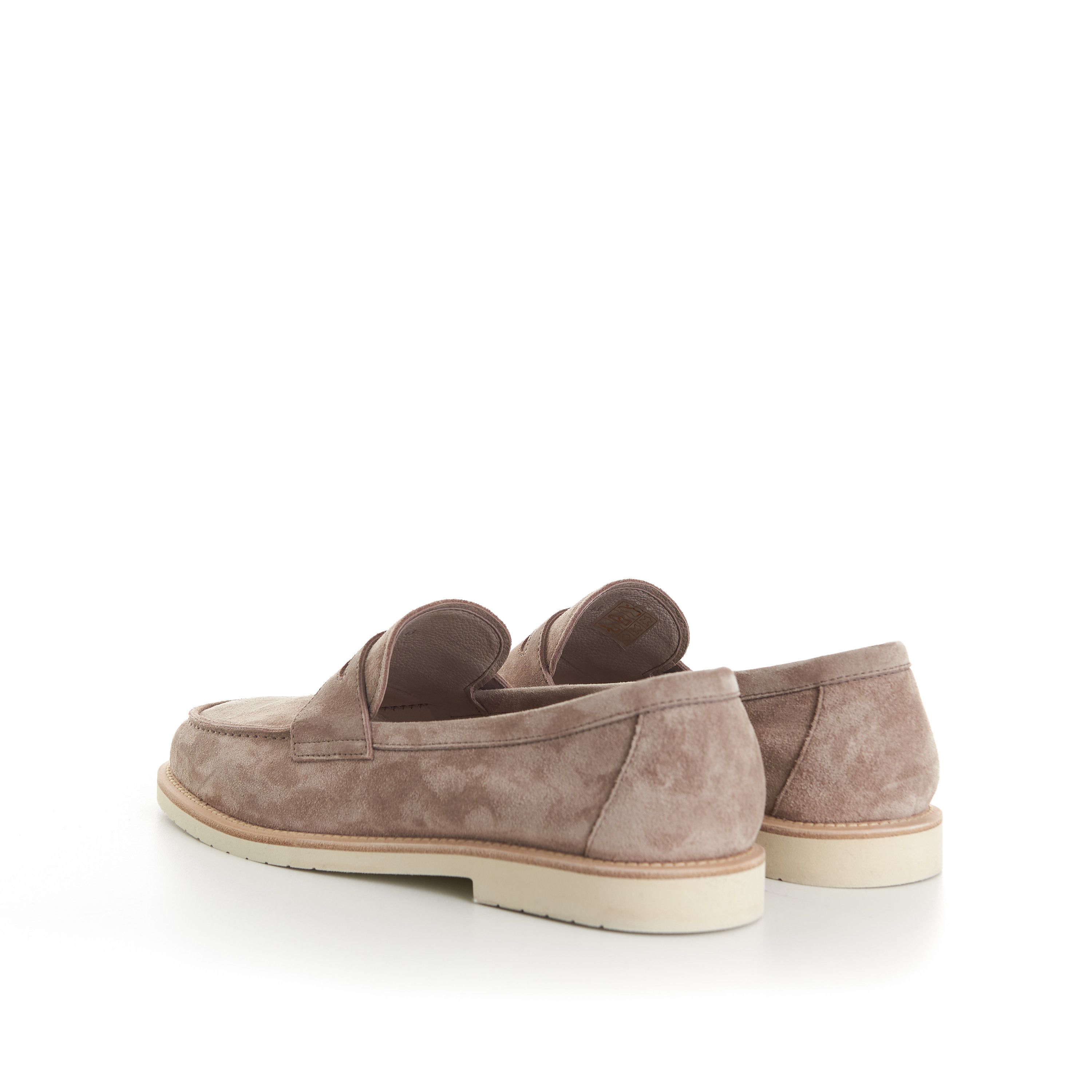 Brunello Cucinelli Reversed Calfskin Lightweight Penny Loafers Size US 7.5 / EU 40-41 - 5 Thumbnail
