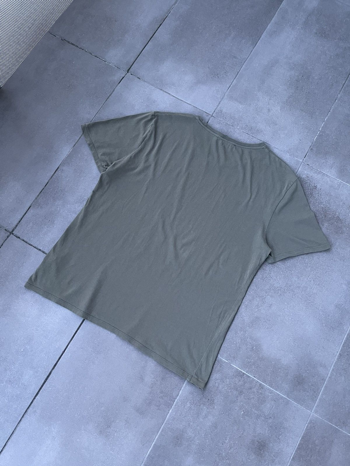 Balmain FW15 Balmain X HM Big Logo Swamp Green Short Sleeve T-Shirt Size US M / EU 48-50 / 2 - 6 Thumbnail