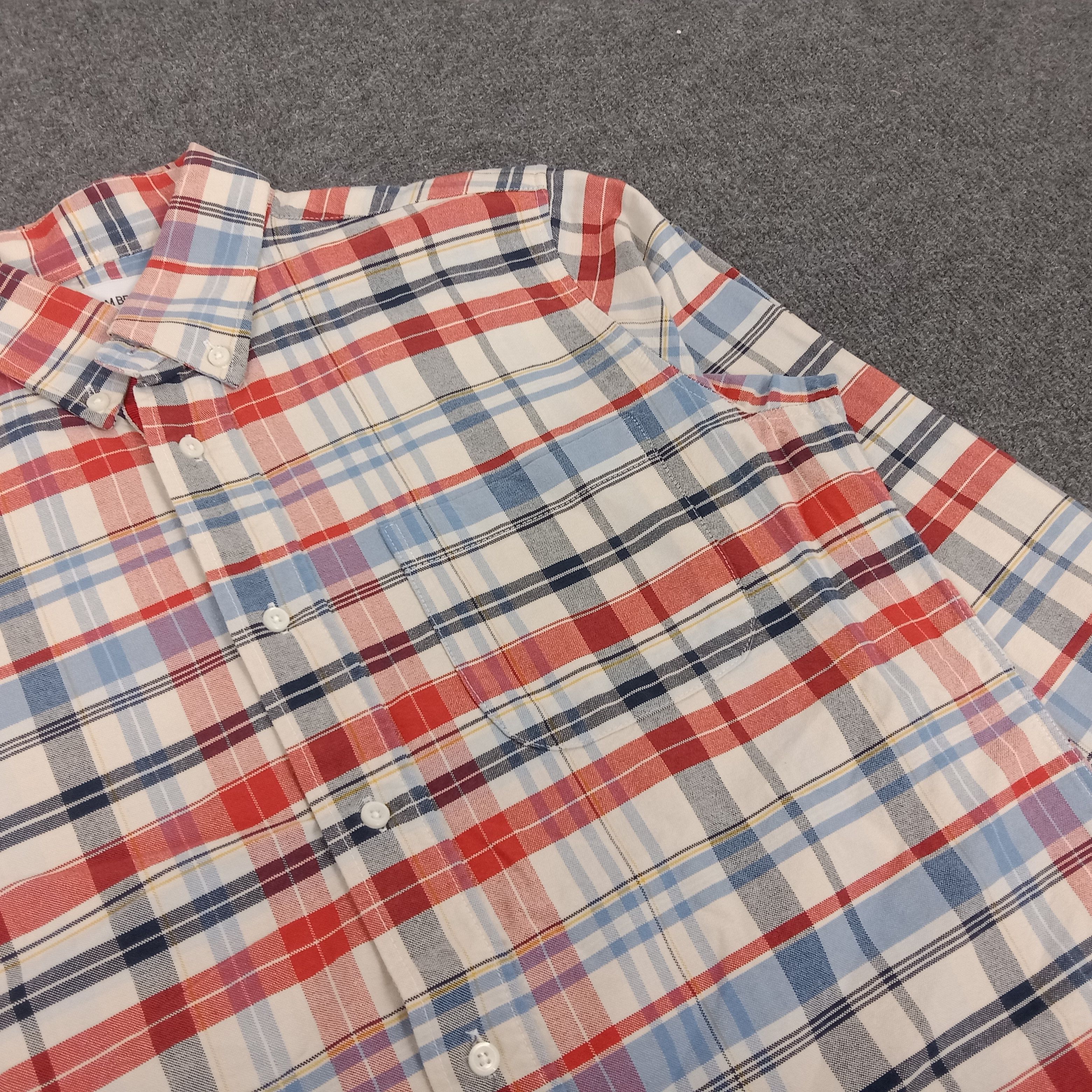 Designer × Thom Browne × Vintage Thom Browne American Brand Shirt Button Up Size US L / EU 52-54 / 3 - 2 Thumbnail