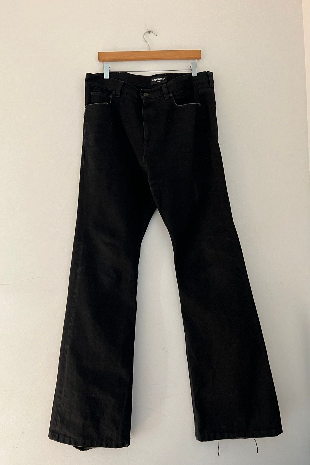 Balenciaga Balenciaga FW22 Lost Tape Flared Jeans | Grailed
