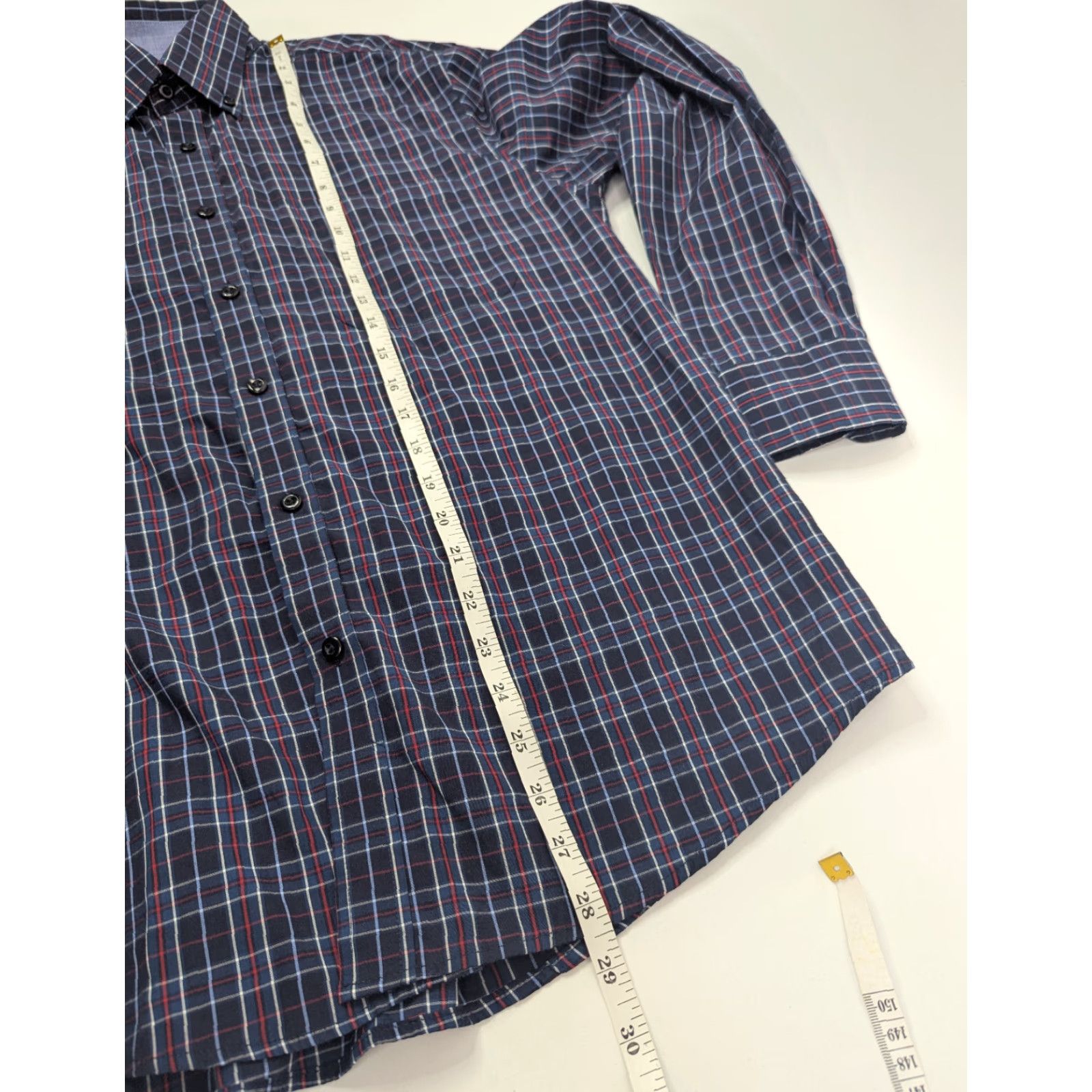 Vintage Rodeo Clothing Co. Men's Blue Plaid Long Sleeve Shirt Button Down Size Medium Size US M / EU 48-50 / 2 - 5 Thumbnail