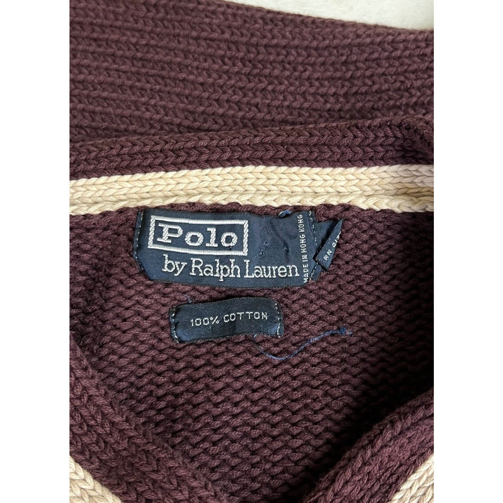 Ralph Lauren VINTAGE Ralph Lauren Polo Sweater Mens M Red Knit Pony Sweatshirt Maroon Size US M / EU 48-50 / 2 - 4 Thumbnail