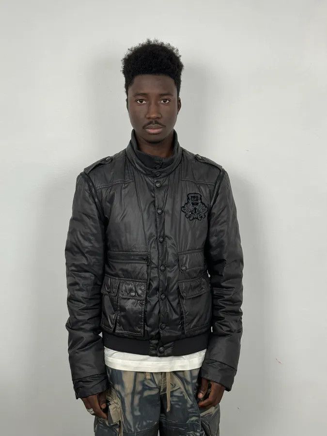 Gianfranco Ferre Gianfranco Ferré Black Signature Nylon Jacket with Detachable Sleeves Size US M / EU 48-50 / 2 - 2 Thumbnail