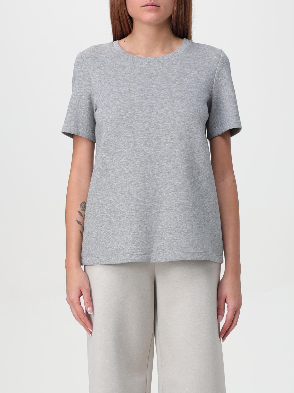 Max Mara Max Mara T-Shirt Woman Grey Size S / US 4 / IT 40 - 1 Thumbnail