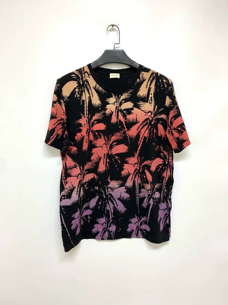 Saint Laurent Coconut Tree Short Sleeves 2504-Nextarrow