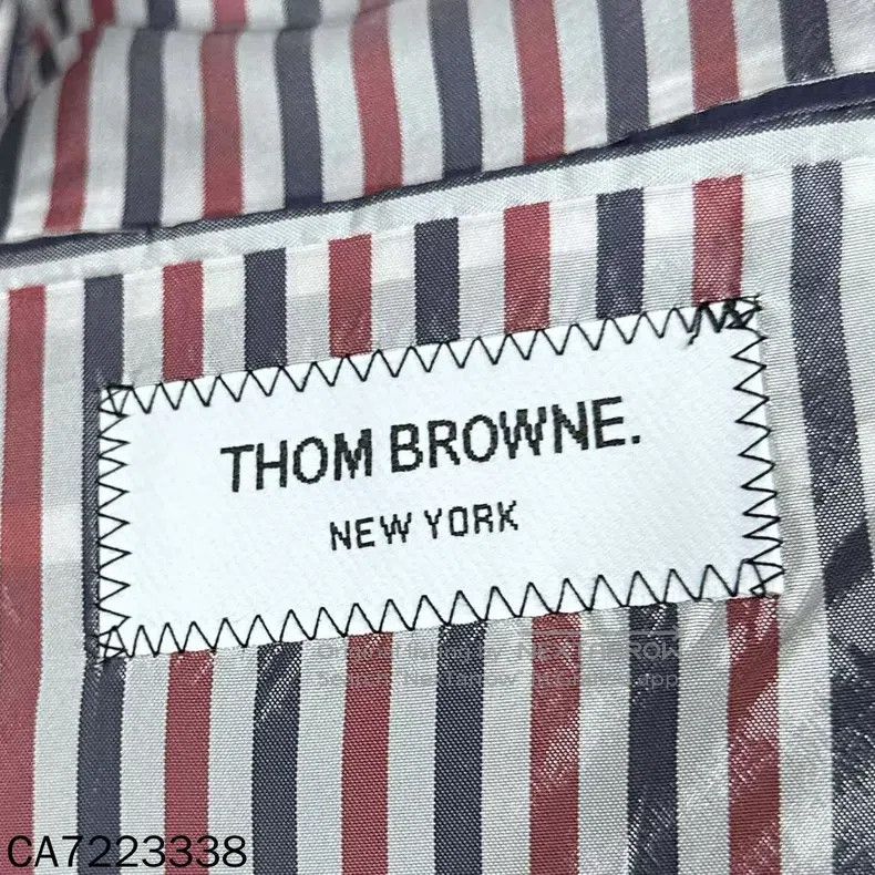 Thom Browne Thom Browne Gold Button Four Stripe Wool Jacket Size US S / EU 44-46 / 1 - 5 Thumbnail