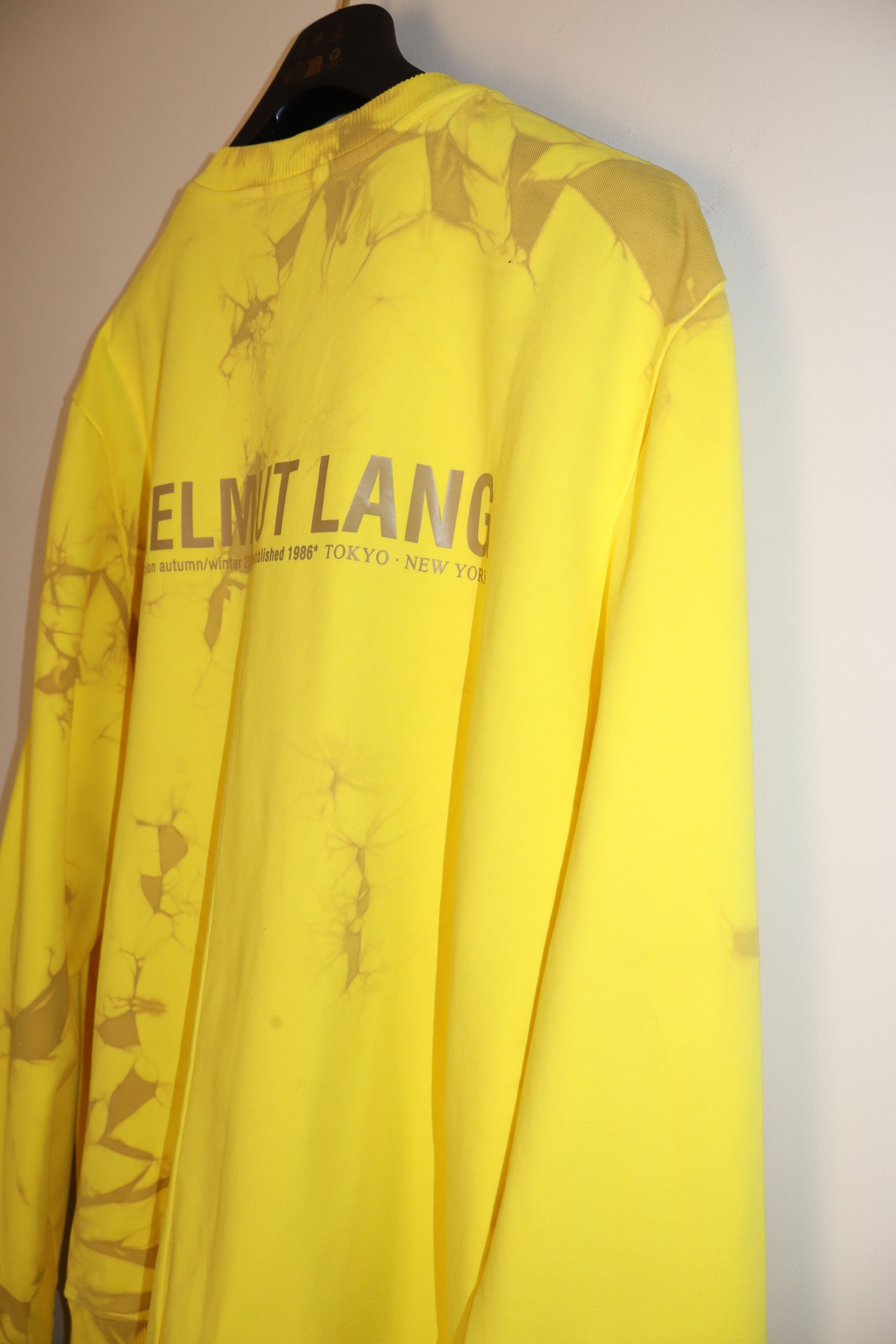 Helmut Lang Marble effect logo print t-shirt Size US XXL / EU 58 / 5 - 11 Thumbnail