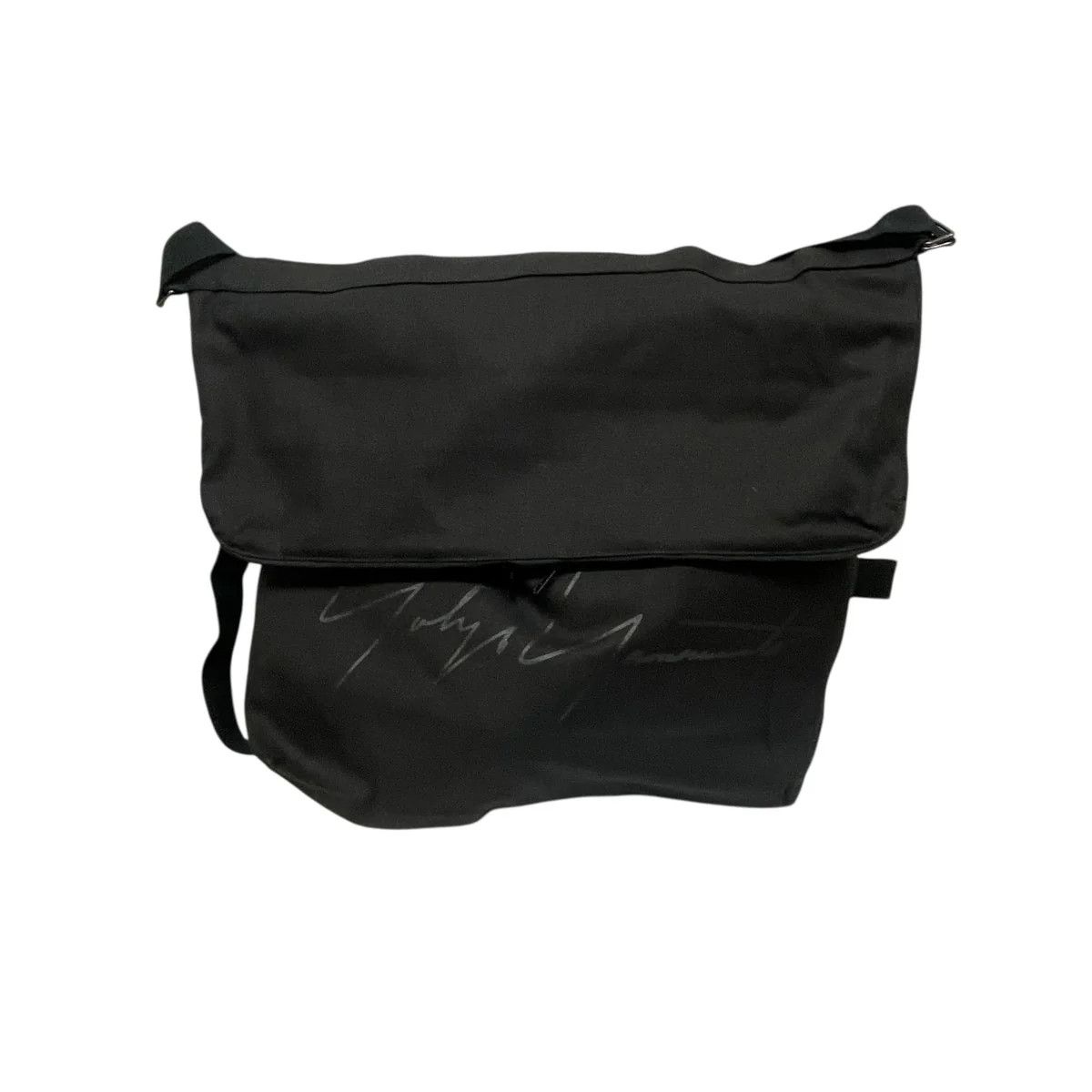 Yohji Yamamoto YOHJI YAMAMOTO/black Zip 2-way shoulder bag with logo Size ONE SIZE - 1 Thumbnail