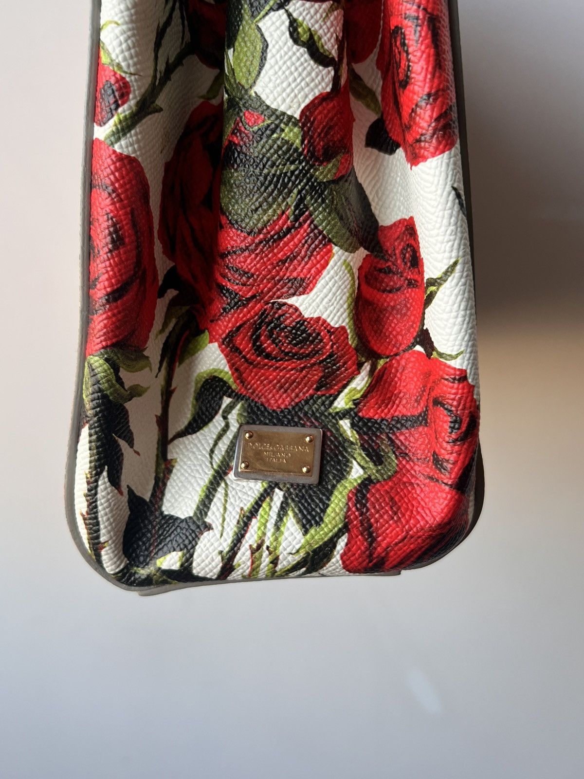 Dolce & Gabbana Dolce & Gabbana Sicily Bag (Rose Print) Size ONE SIZE - 3 Thumbnail