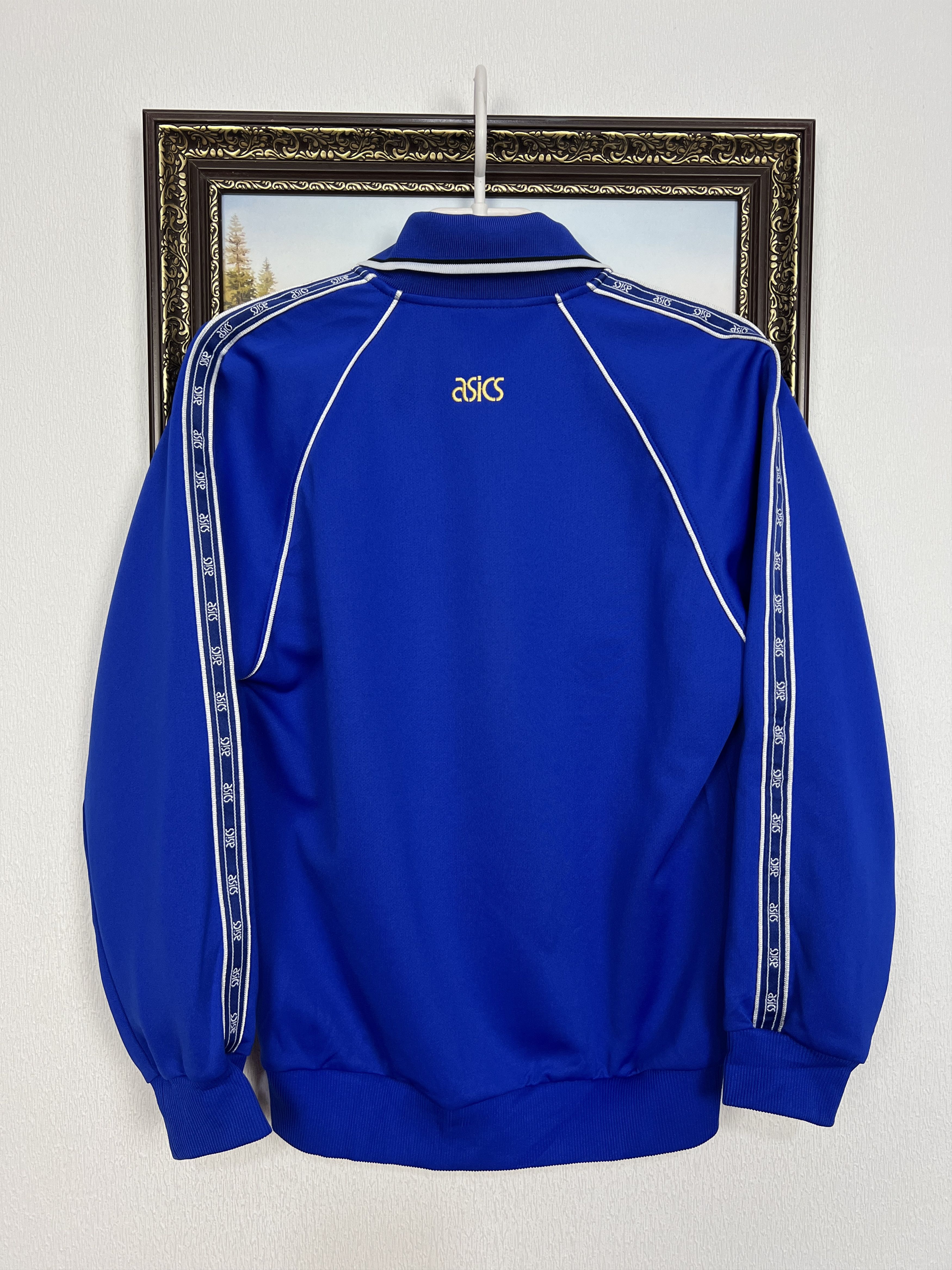 Asics Vintage 90's Japan Train Football Jacket Sweatshirt National Size S / US 4 / IT 40 - 8 Thumbnail