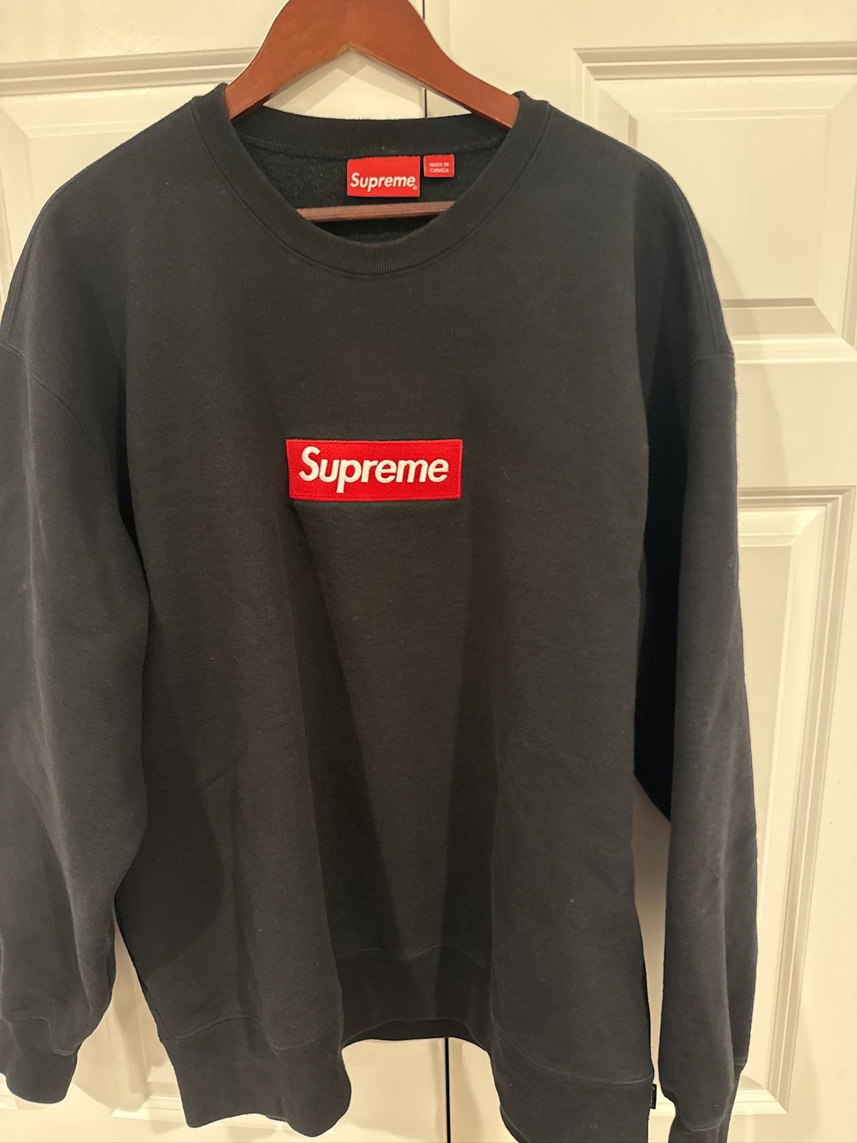 Supreme Supreme Box Logo Crewneck Size US XL / EU 56 / 4 - 1 Thumbnail