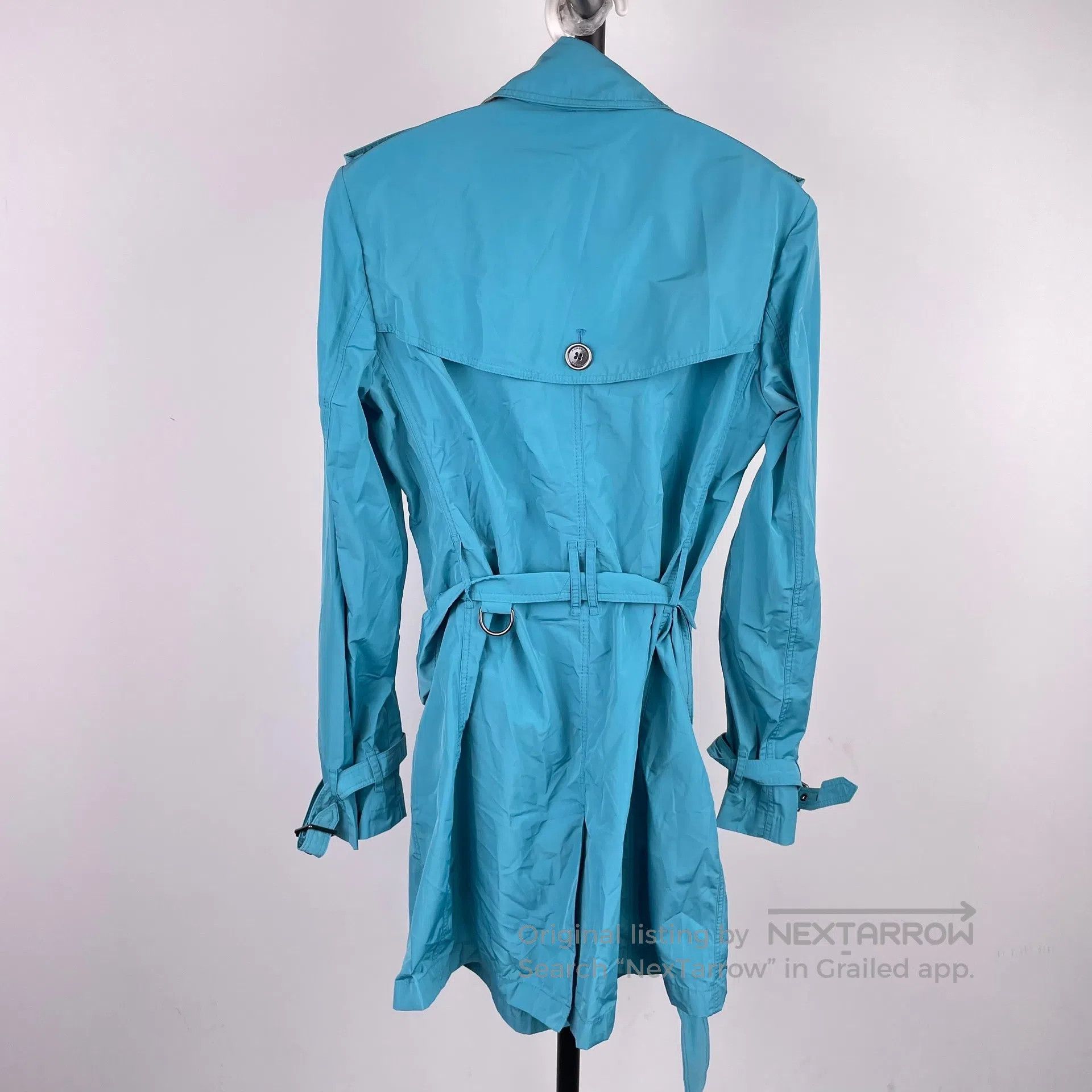 Burberry Burberry Classic double-breasted design blue trench coat| Size XS / US 0-2 / IT 36-38 - 5 Thumbnail