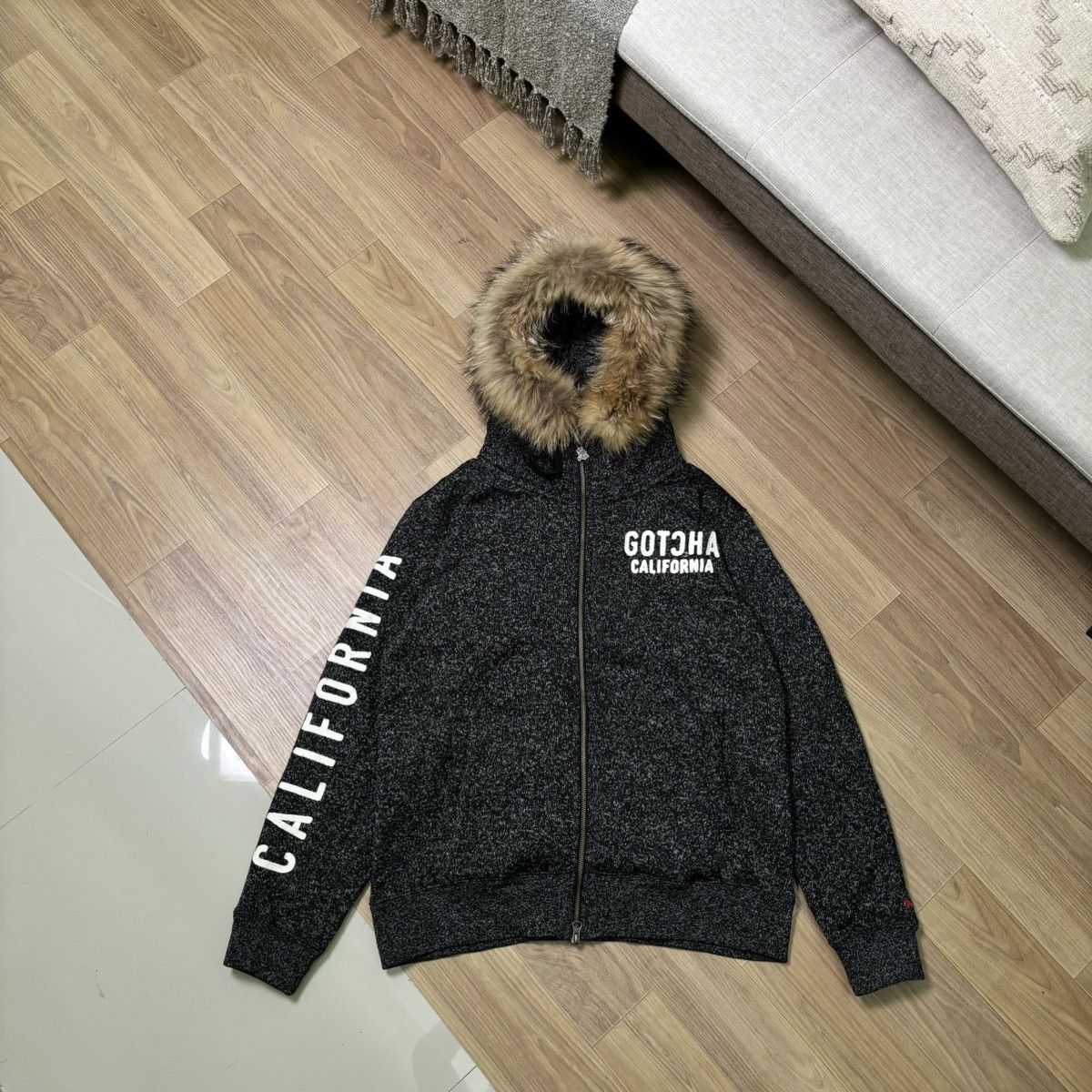 Vintage Gotcha California Fur hoodie ifsixwasnine LGB style