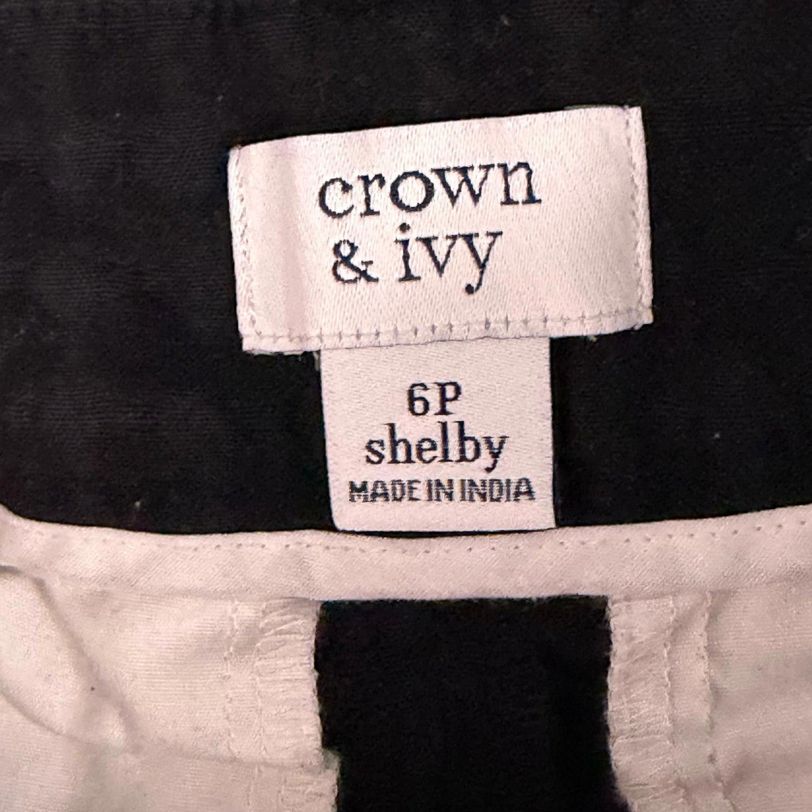 Other Crown & Ivy Shelby Scalloped Hem Shorts Size 6P Size 28" / US 6 / IT 42 - 7 Thumbnail