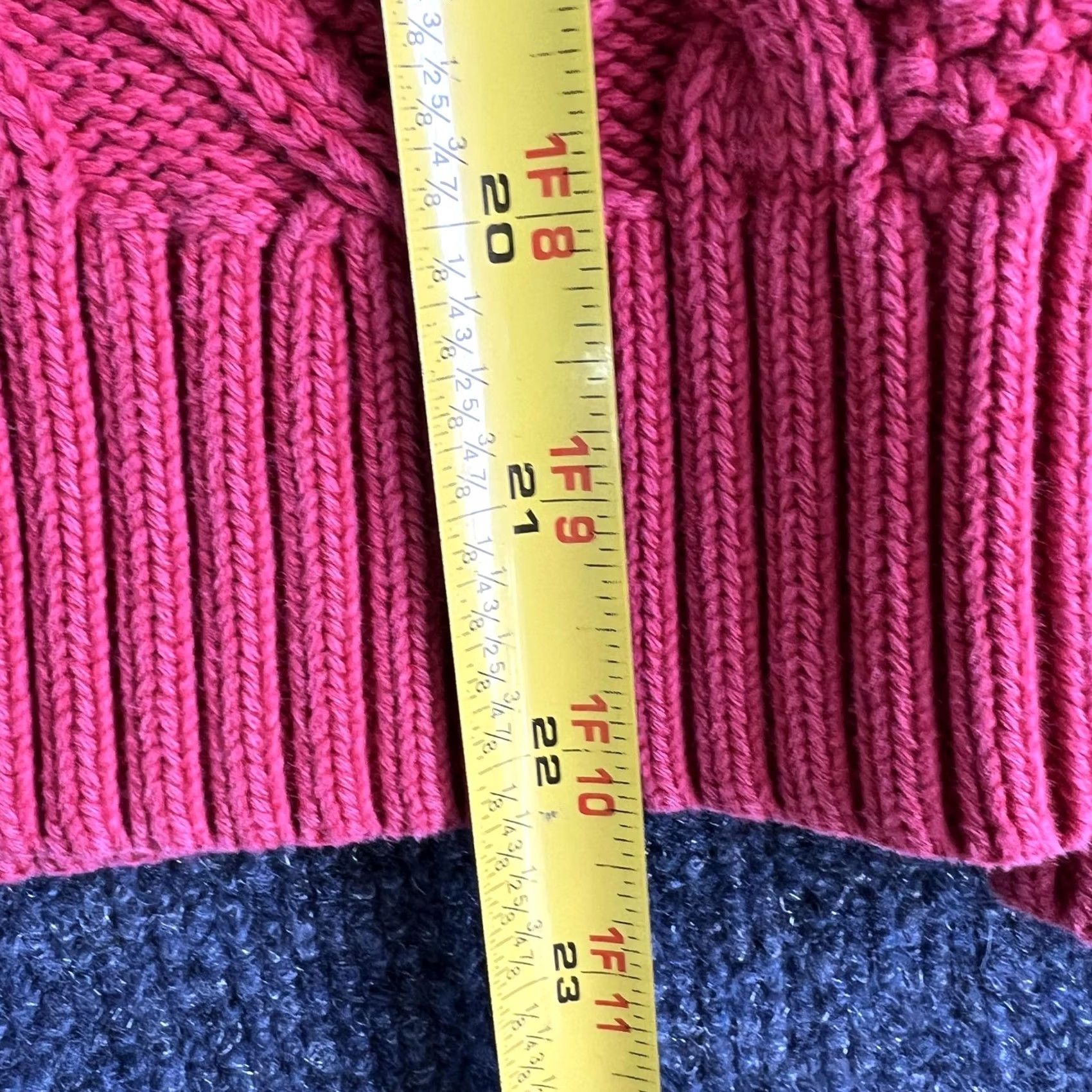 Vintage L.L. Bean Sweater Womens XS Pink Cable Knit Button Shoulder Crewneck Shirt Womens XS Pink Cable Knit Button Shoulder Crewneck Size XS / US 0-2 / IT 36-38 - 4 Thumbnail