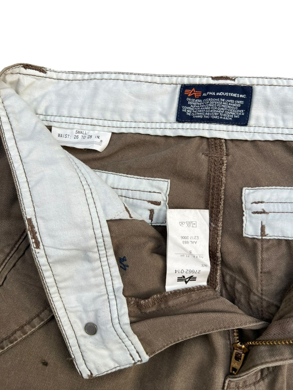 Alpha Industries Vtg Alpha Industries Bondage Multipocket Zipper Pants 29x30 Size US 29 - 7 Thumbnail