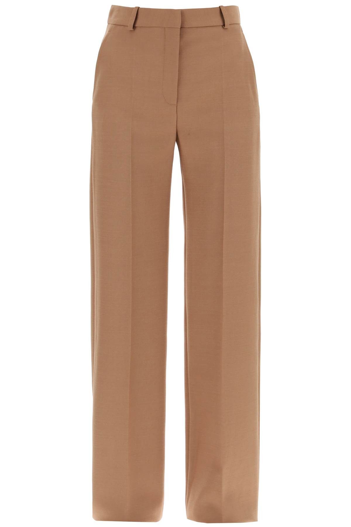 image of Stella Mccartney Straight Wool Trousers For Men in Tobacco, Women's (Size 30)