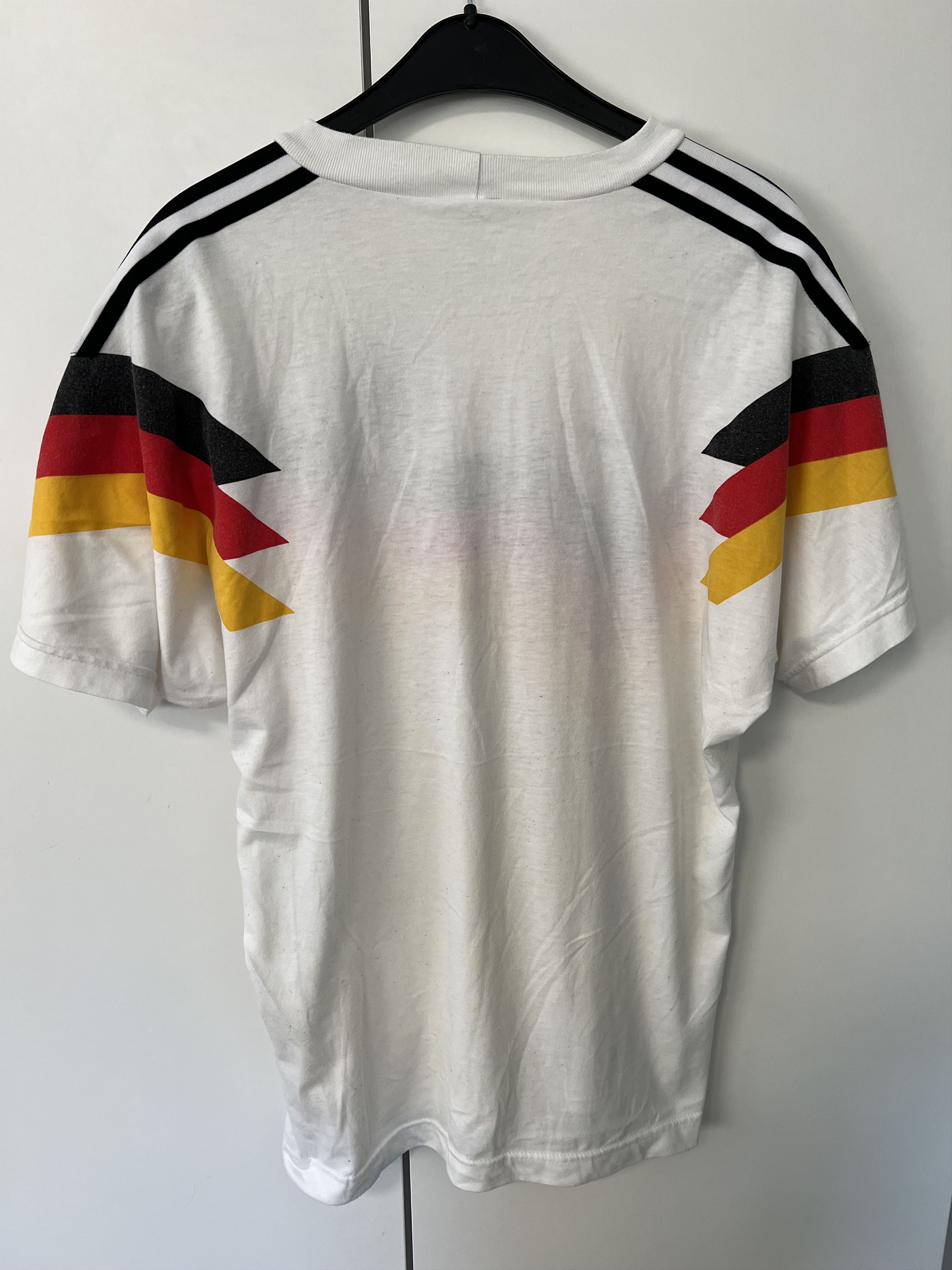 Adidas GERMANY 1988-90 TRAINING HOME SHIRT FOOTBALL SOCCER JERSEY Size US M / EU 48-50 / 2 - 11 Thumbnail