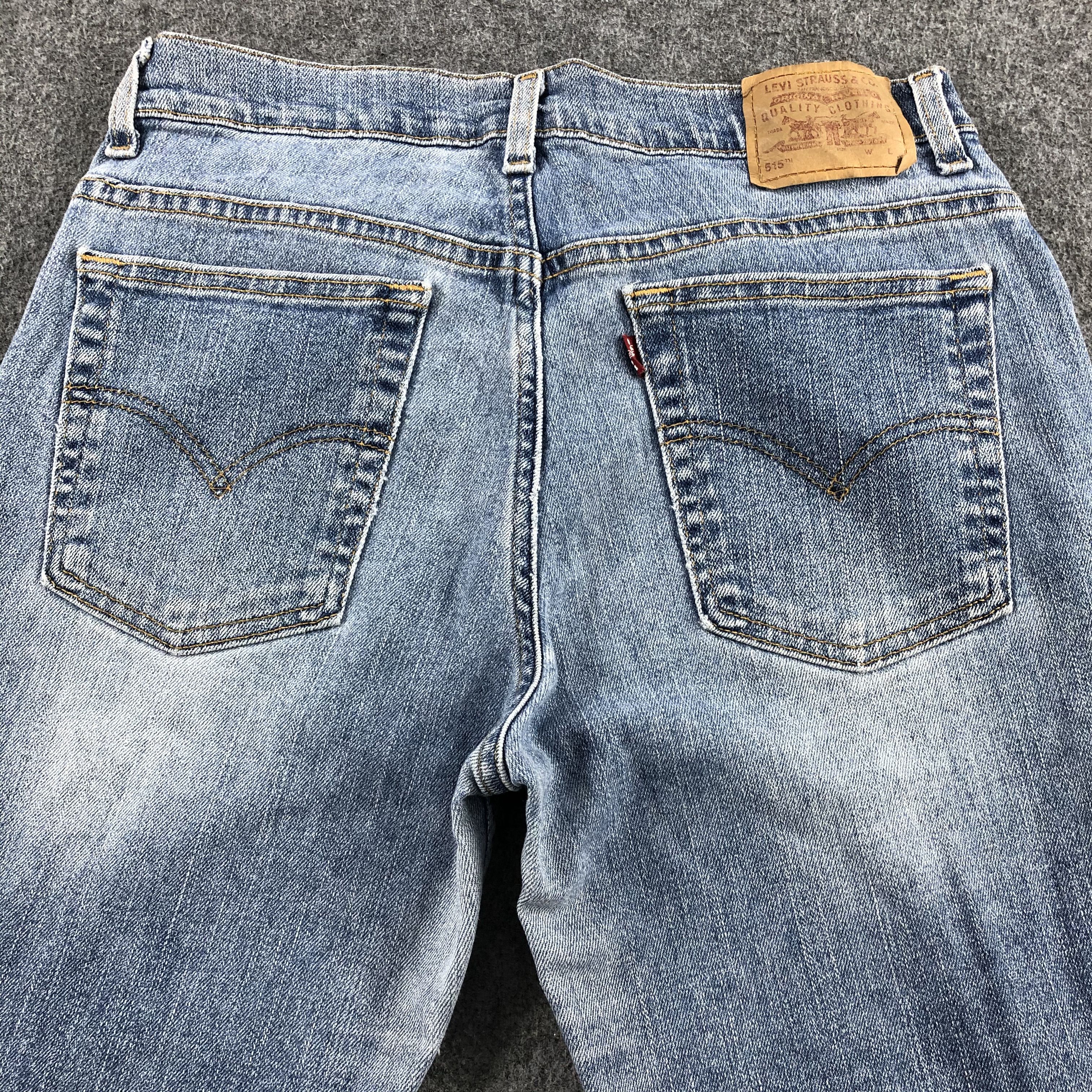 Levi's 90s Vintage Blue Wash Levis 515 Jeans-J2254 Size US 29 - 4 Thumbnail