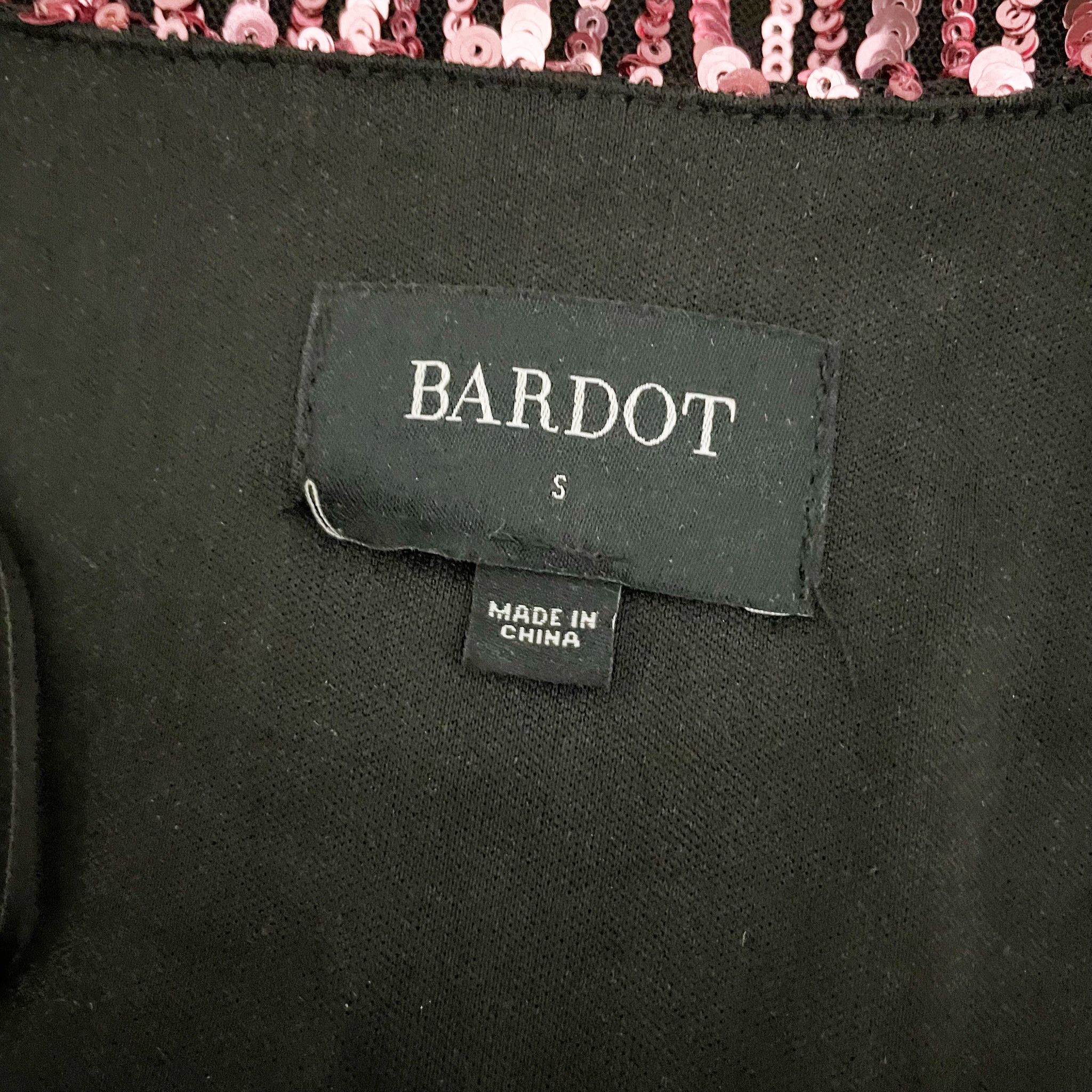 Other Bardot Bellissa Sequin Sparkle Embellished Size S / US 4 / IT 40 - 2 Thumbnail