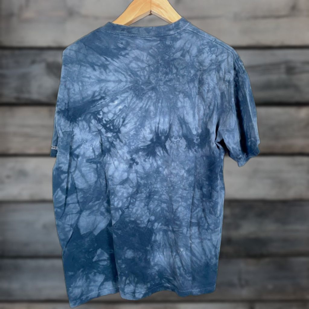 The Mountain VINTAGE The Mountain T-Shirt Blue Tie Dye 1998 Train Graphic XL Men’s 90s AOP Size US XL / EU 56 / 4 - 1 Thumbnail
