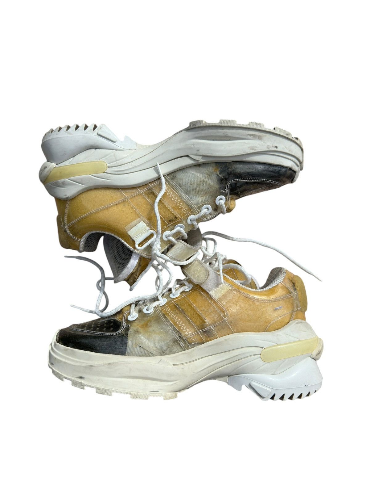 Maison Margiela Maison Margiela Retro Fit Artisanal PVC Sneakers Size US 9 / EU 42 - 4 Thumbnail