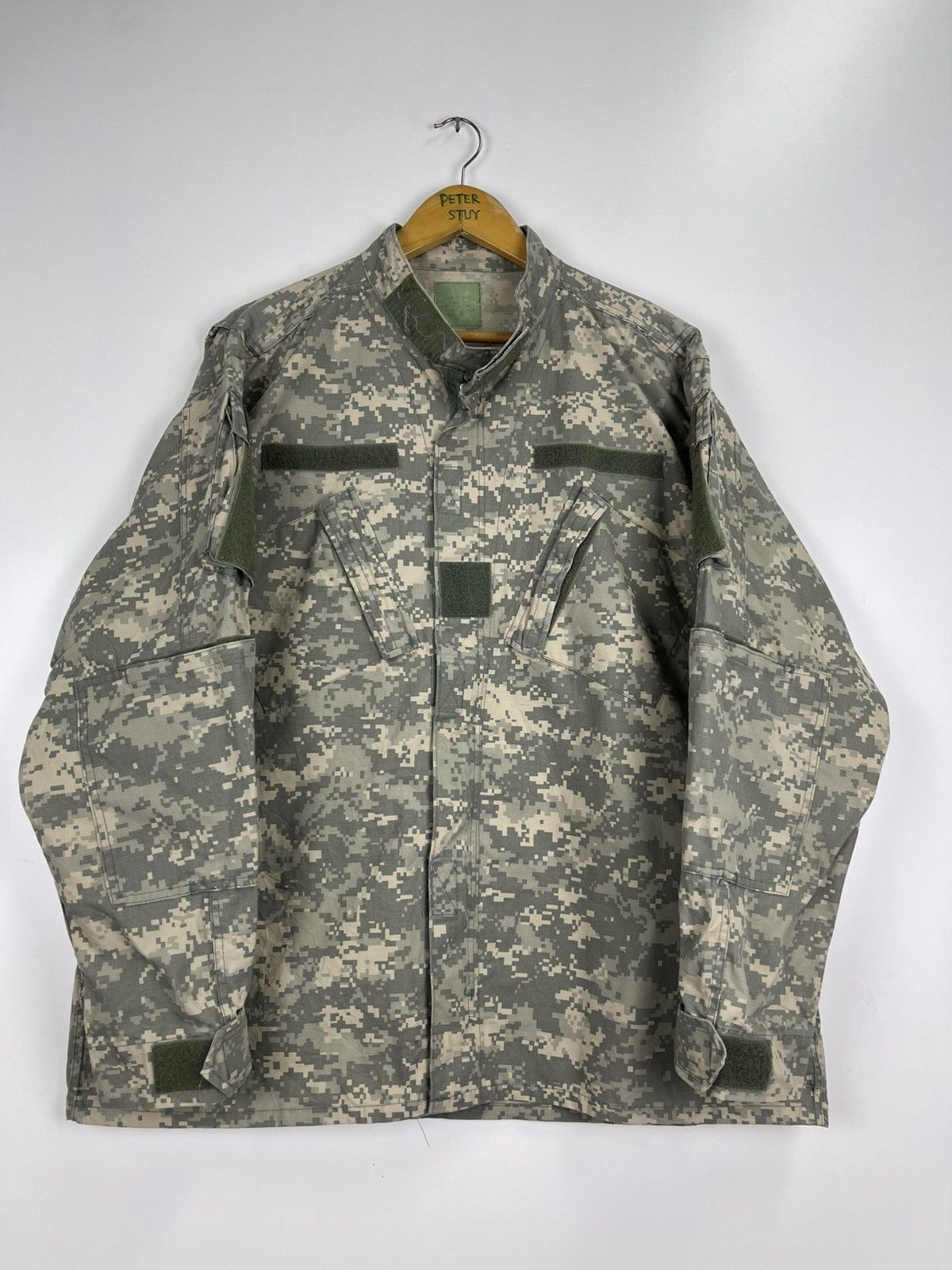 Vintage Vintage US Army Digital Camo Jacket Size US XL / EU 56 / 4 - 9 Thumbnail