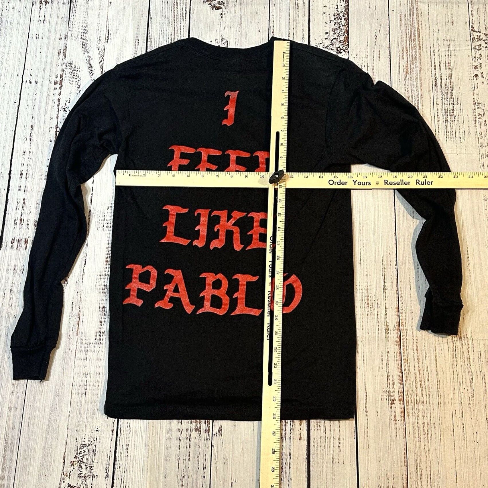 Delta Kanye West I Feel Like Pablo Long Sleeve Shirt Delta Pro Cotton Adult Small Shirt Unisex Adults S Multicolor 90s Band Hip Hop Music Mens Size US S / EU 44-46 / 1 - 7 Thumbnail