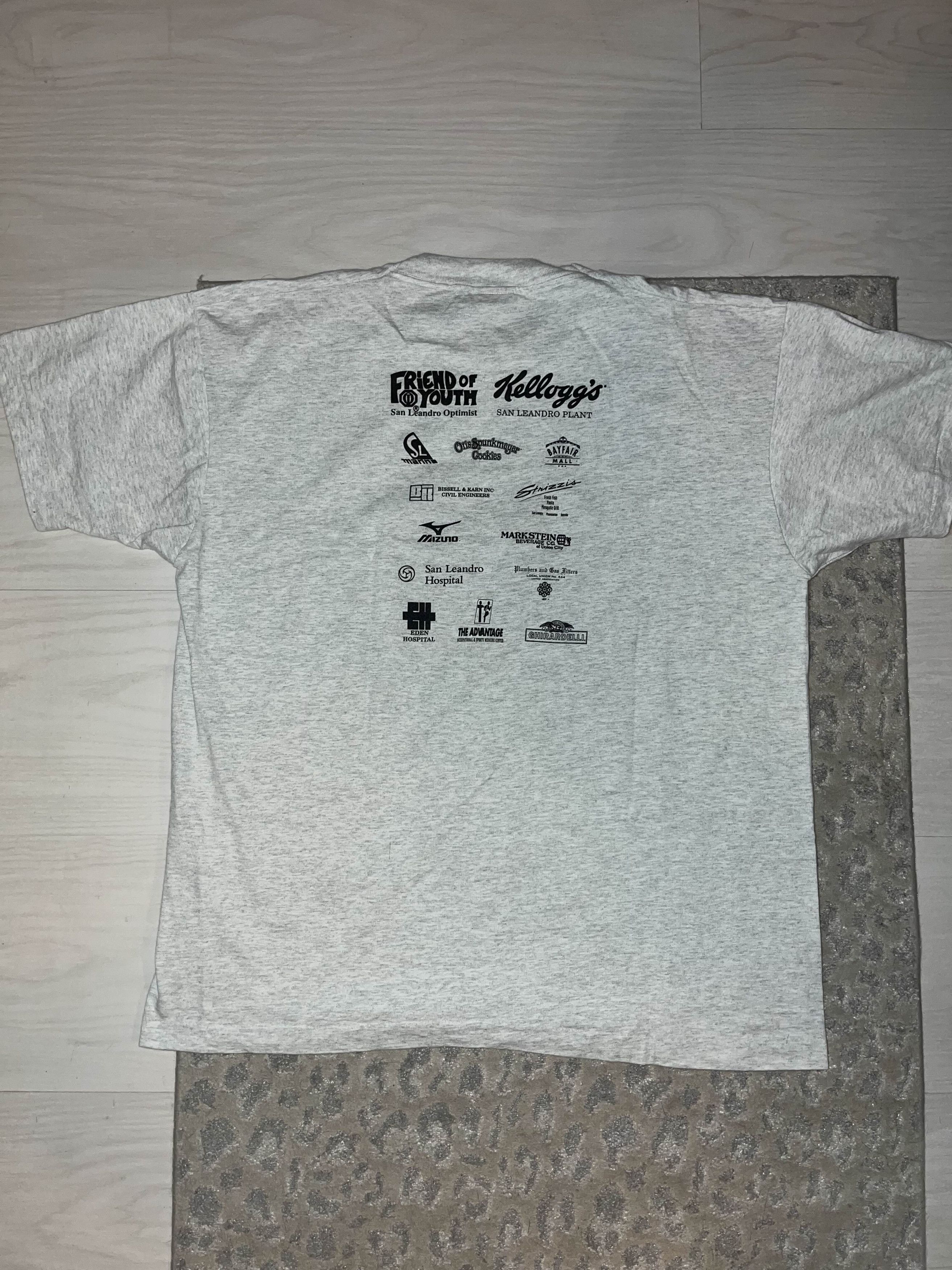 Vintage 90s Single Stitch 1993 Shoreline Run Tee Size US XL / EU 56 / 4 - 5 Thumbnail