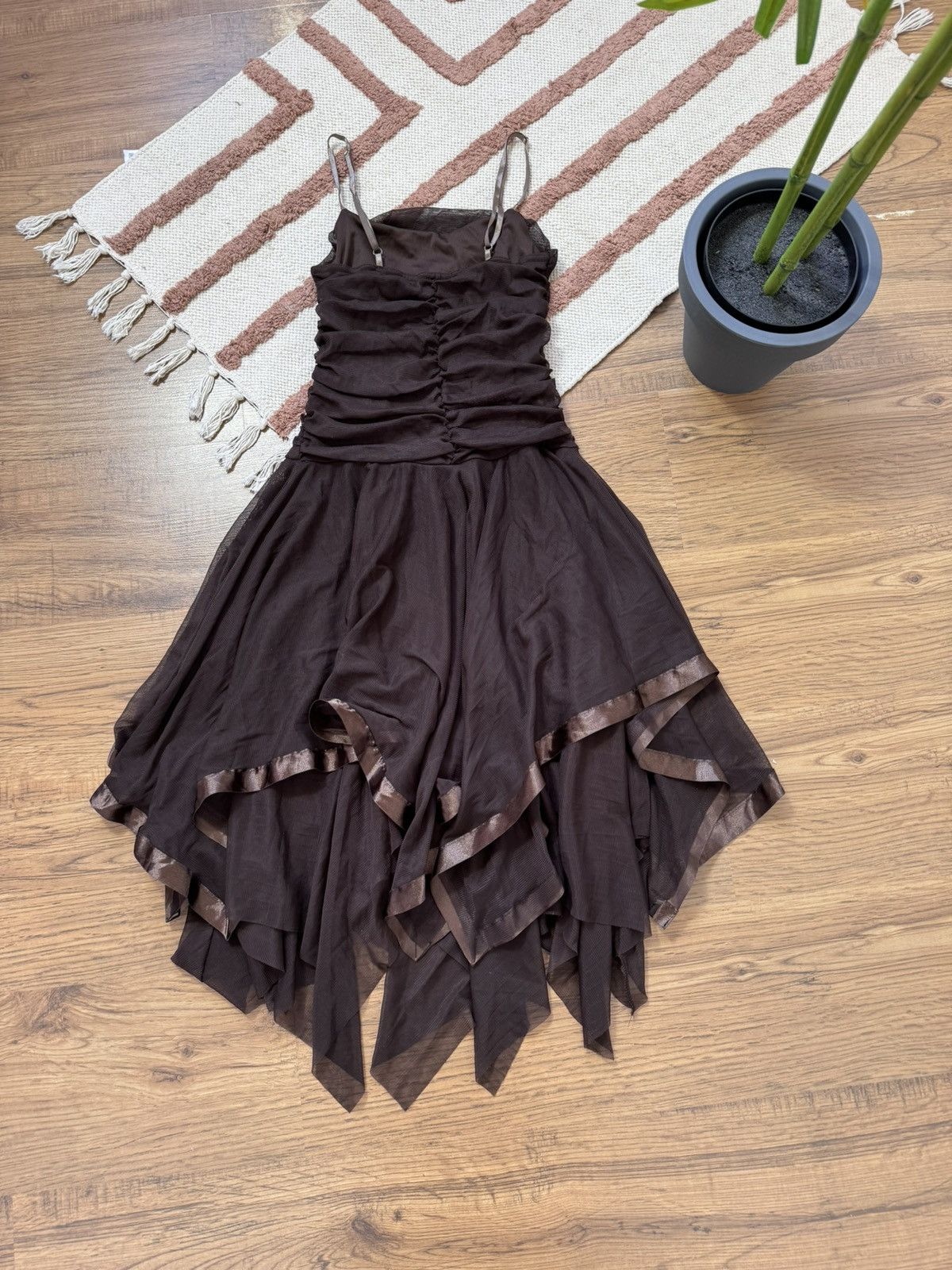 Other VINTAGE 2000s MESH STYLE MIDI DRESS Size S / US 4 / IT 40 - 9 Thumbnail