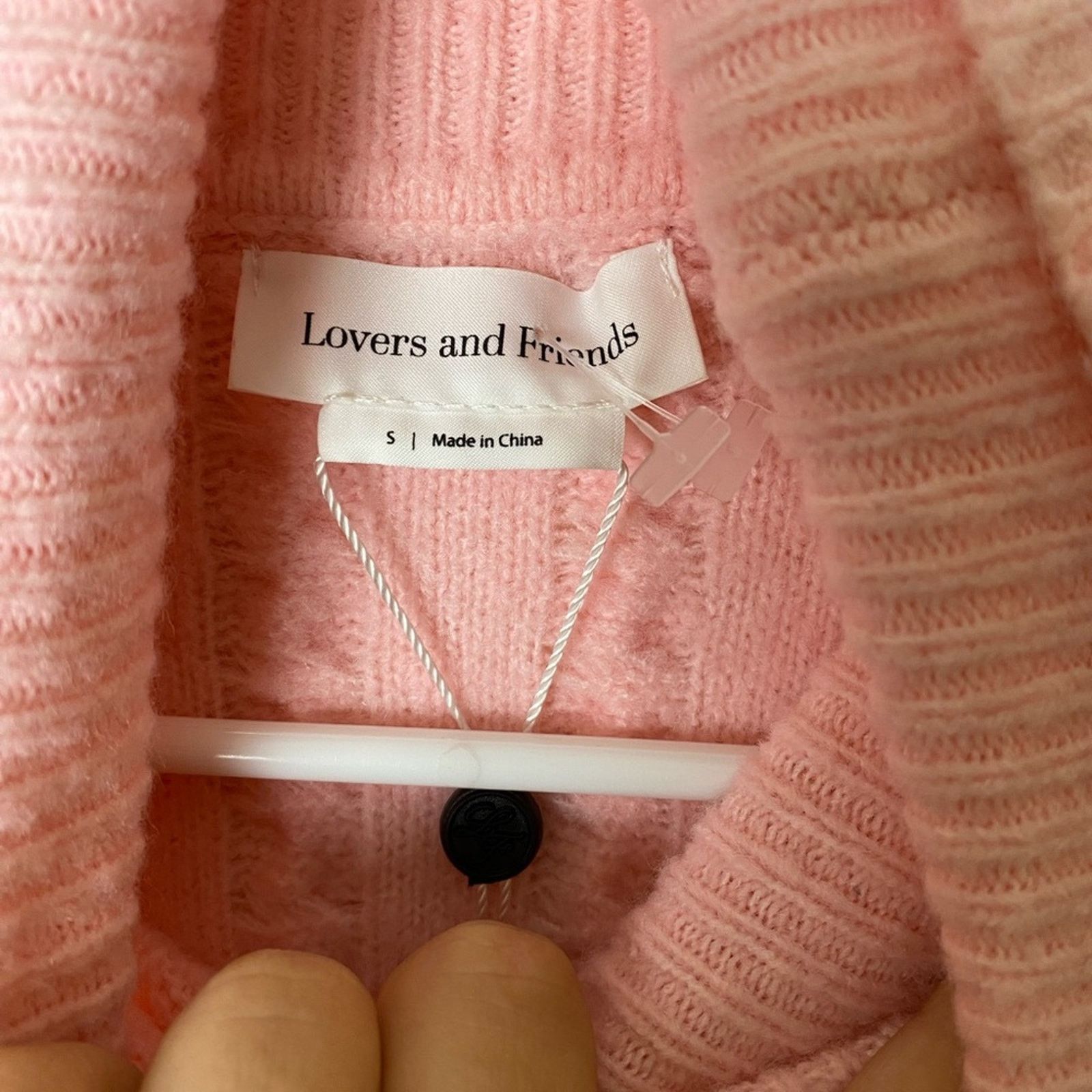 REVOLVE Lovers and Friends Kane Sweater Dress in Pink & Red S Size S / US 4 / IT 40 - 5 Thumbnail