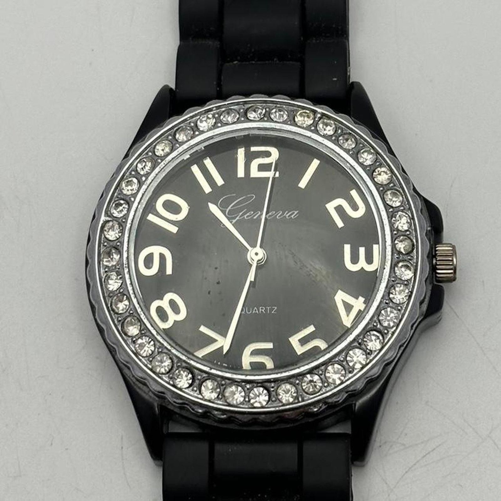 Other Silver black mens watch Size ONE SIZE - 3 Thumbnail