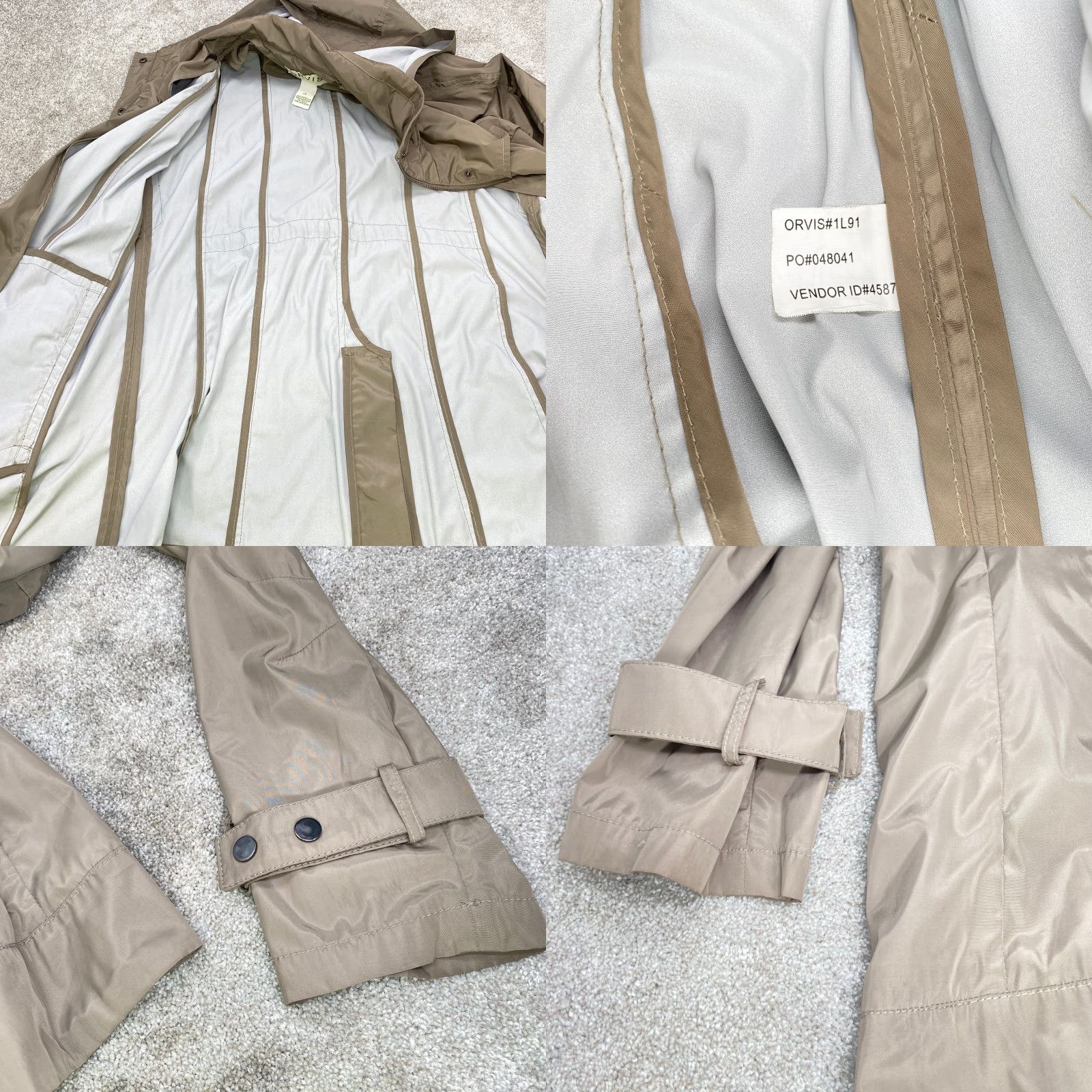 Orvis Orvis Rain Jacket Women’s L Stone Pockets Packable Hood Drawstring Jacket Size L / US 10 / IT 46 - 8 Thumbnail