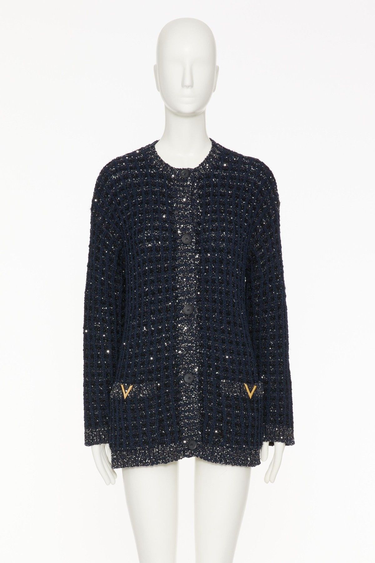 Valentino o1s1wg110525 Blazer in Black Size M / US 6-8 / IT 42-44 - 1 Thumbnail
