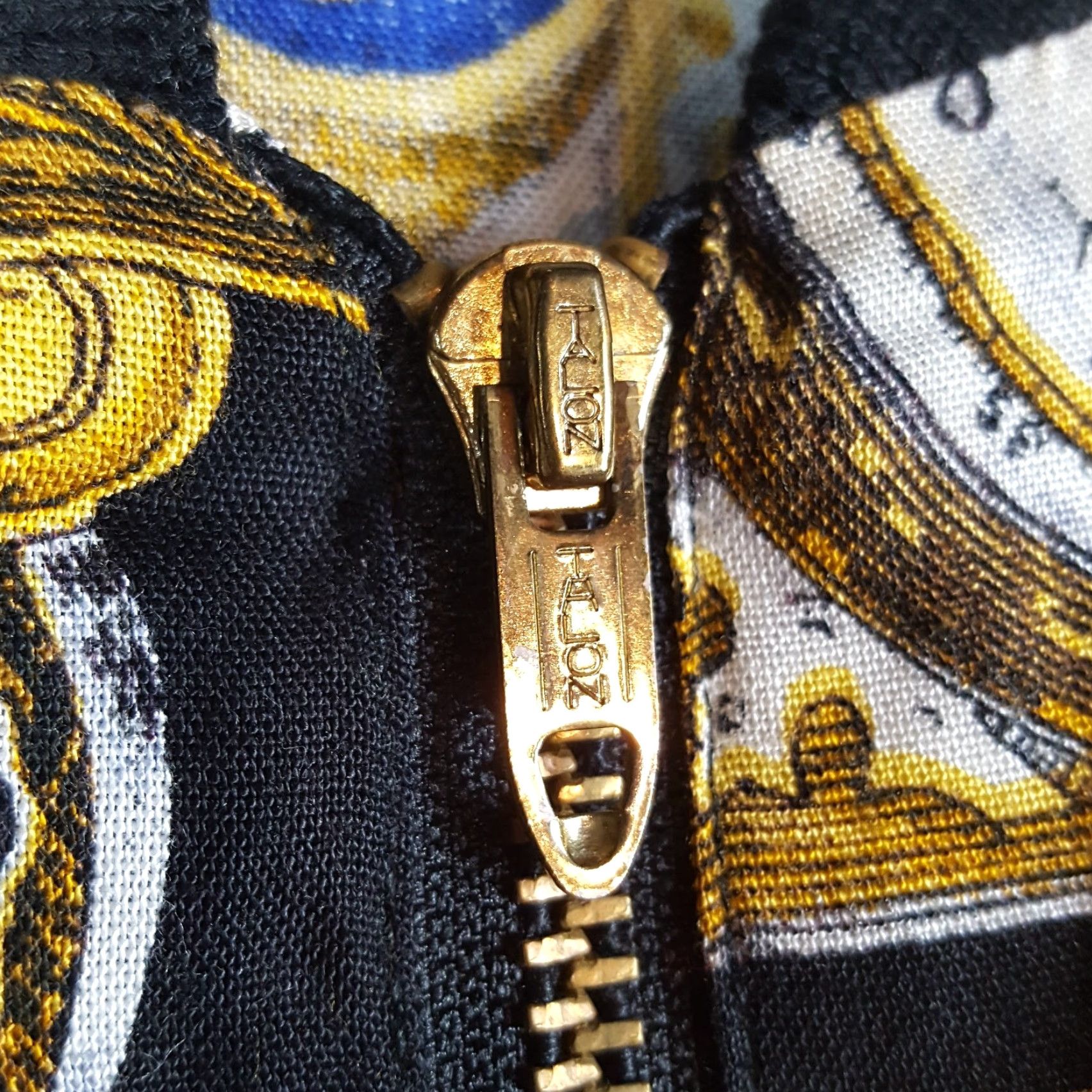 Vintage Vintage 90s Gold Lion Clock Art Bomber Men's Designer Size M Windbreaker Jacket Size US M / EU 48-50 / 2 - 4 Thumbnail