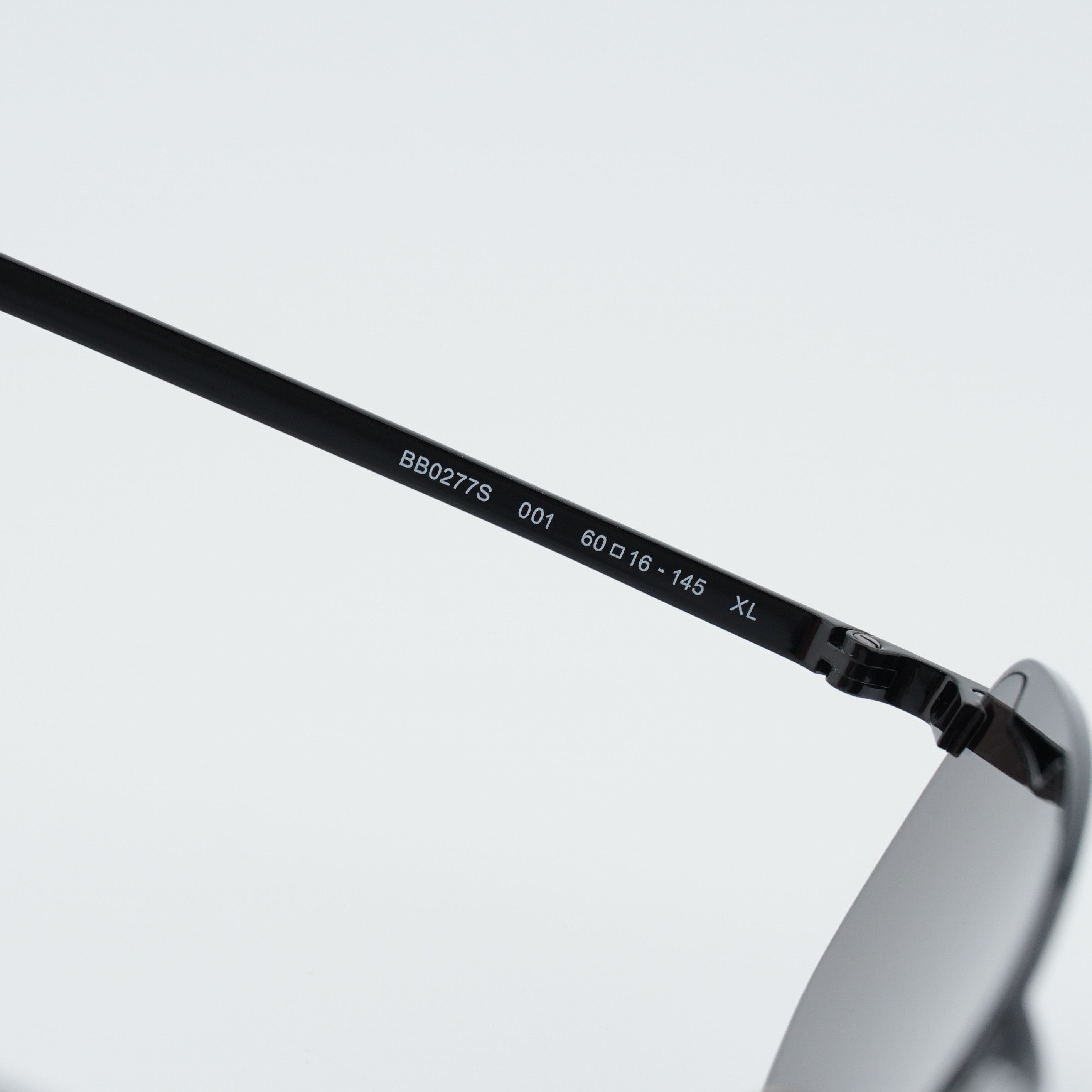Balenciaga Balenciaga BB0277S 001 Unisex Sunglasses Black Rectangle Size ONE SIZE - 3 Thumbnail