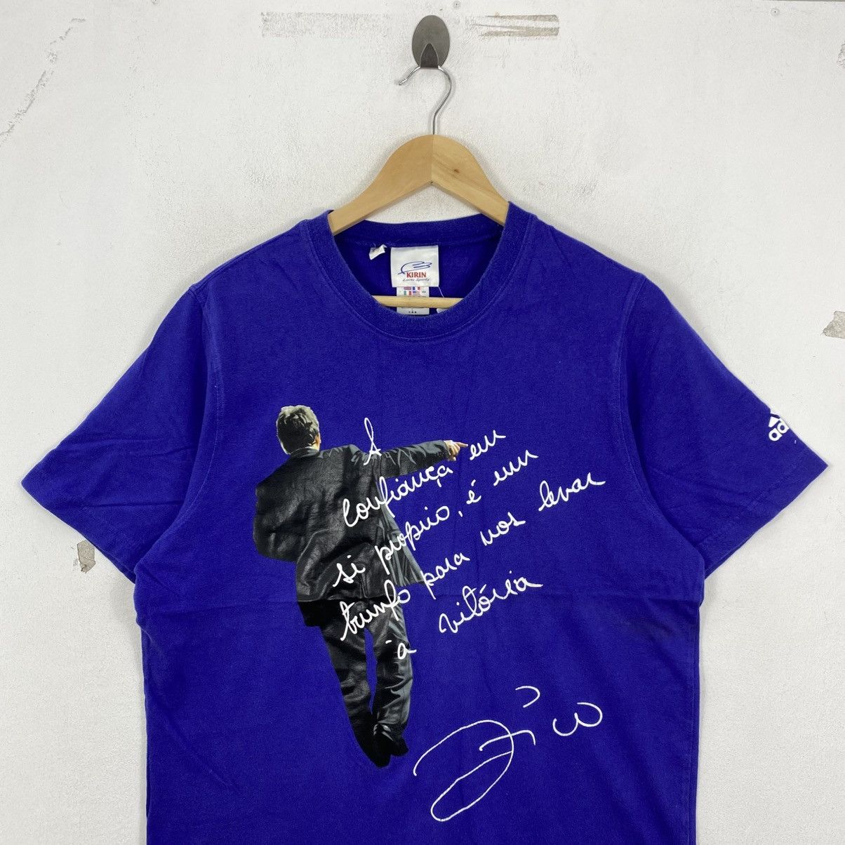 Adidas Vintage 2006 Adidas Japan Samurai Blue Zico Shirt L Soccer Size US L / EU 52-54 / 3 - 3 Thumbnail