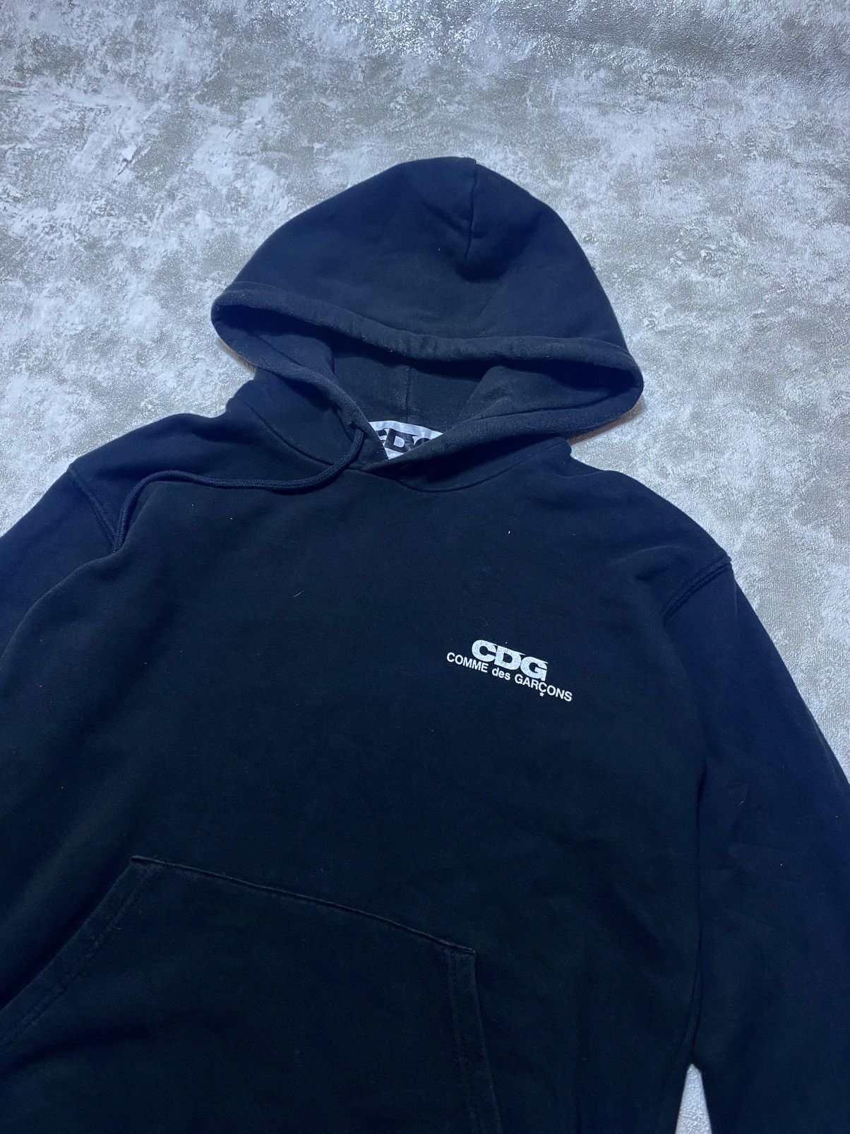 Comme des Garcons Hype Designer CDG Comme des Garçons Logo Black Hoodie Size US S / EU 44-46 / 1 - 2 Thumbnail