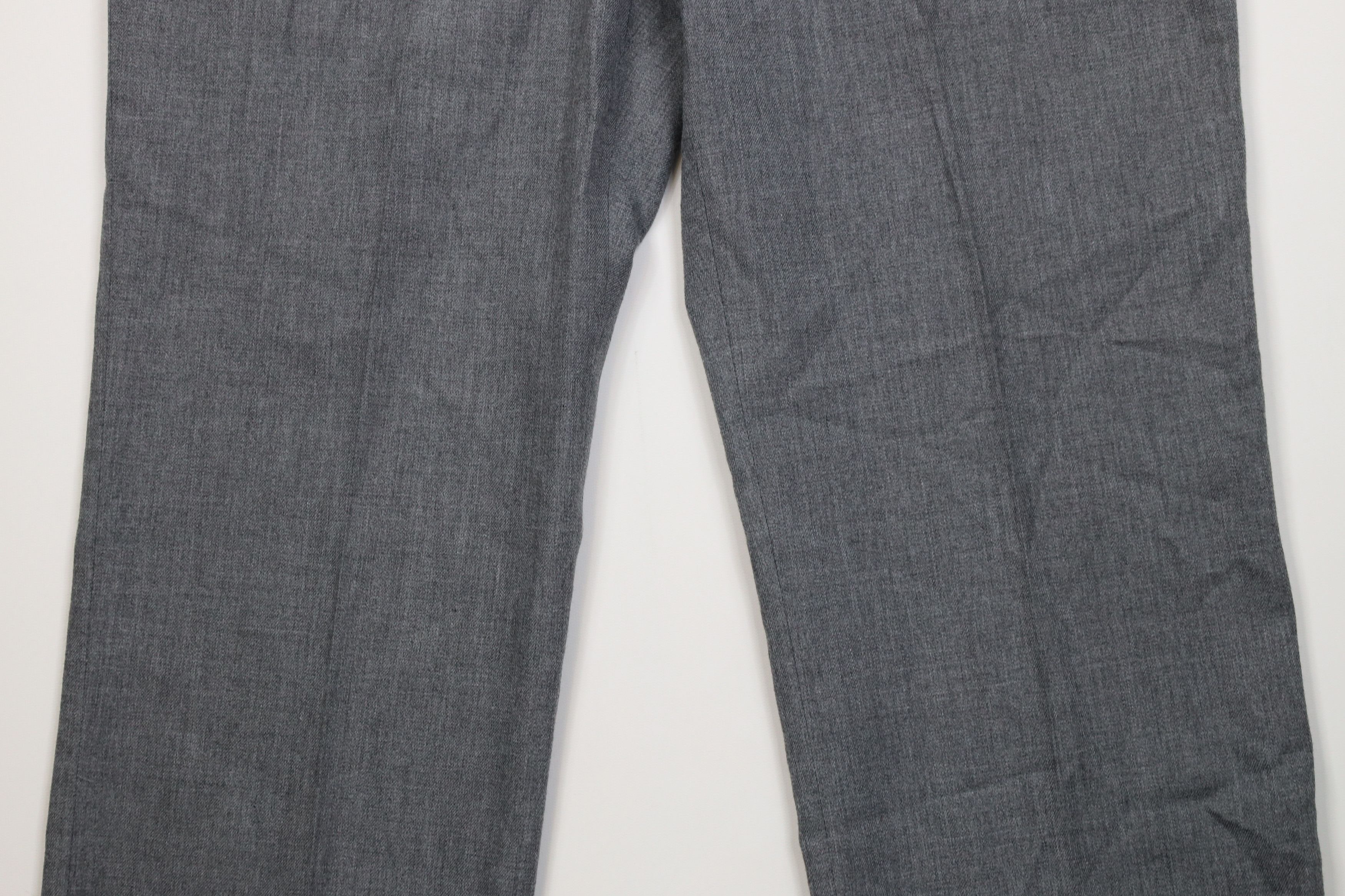 Vintage Vintage 70s Streetwear Gabardine Wide Leg Chino Pants Gray Size US 38 / EU 54 - 3 Thumbnail