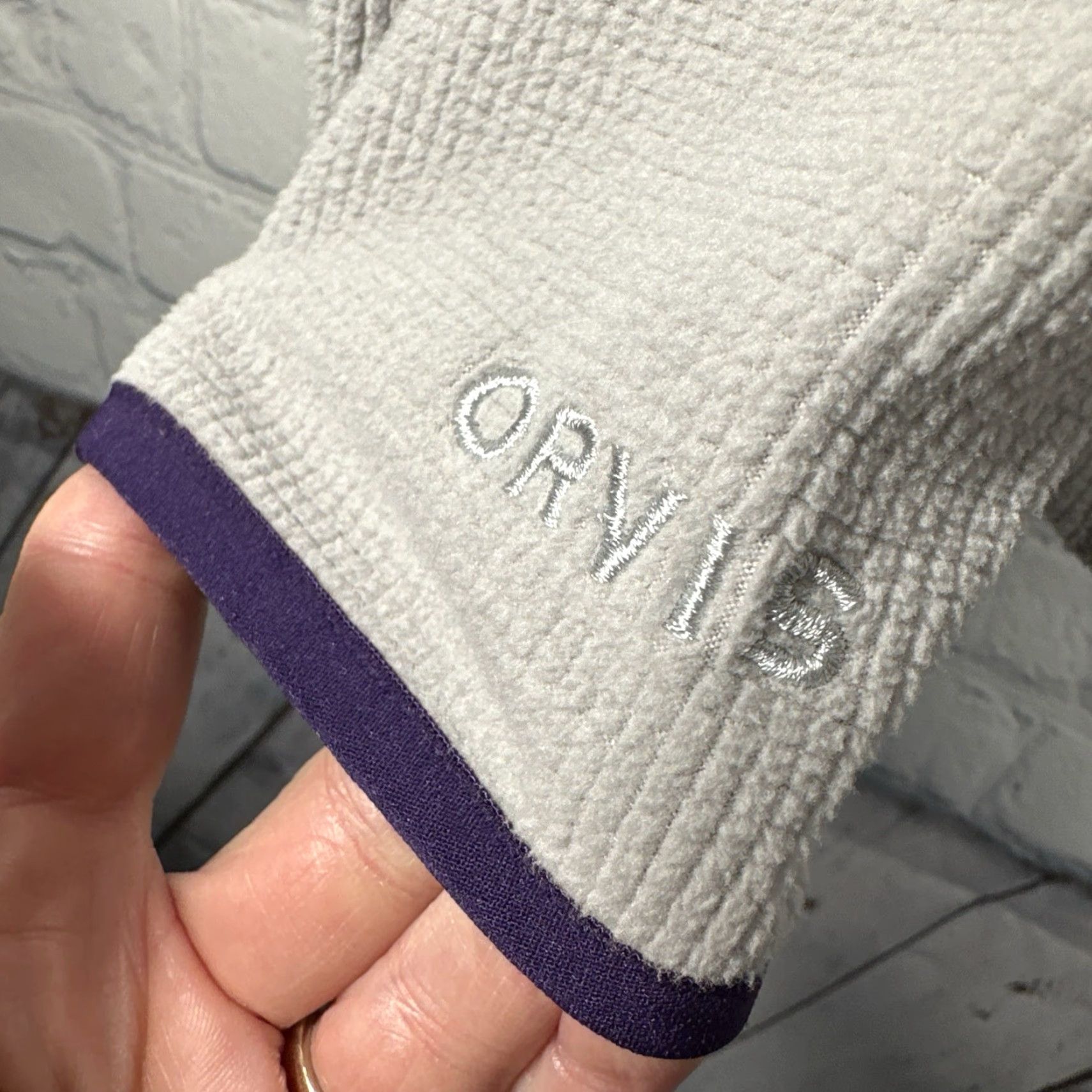 Orvis Orvis Microgrid Fleece Jacket 1/4 Zip Small Gray Womens Regular Fit Athleisure Jacket Size S / US 4 / IT 40 - 3 Thumbnail