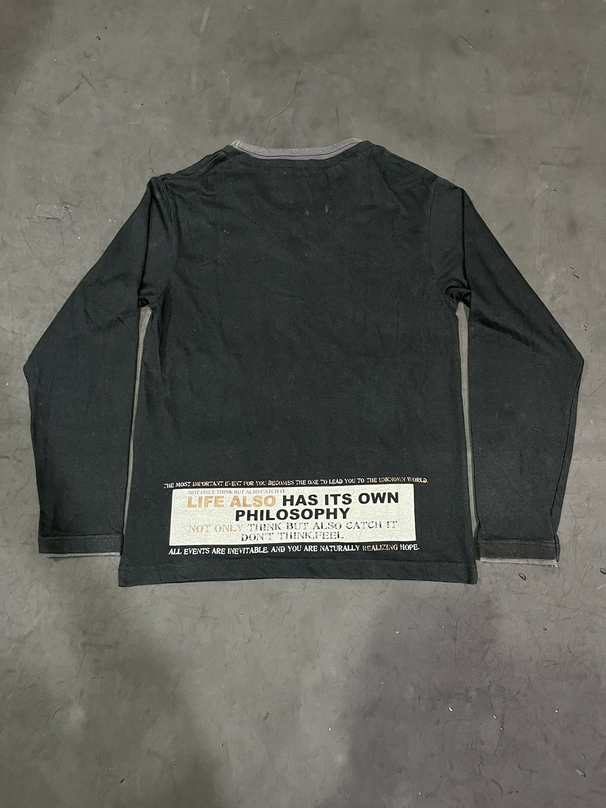 If Six Was Nine × Japanese Brand × Le Grande Bleu (L.G.B.) Euroyal poem long sleeve Size US S / EU 44-46 / 1 - 4 Thumbnail