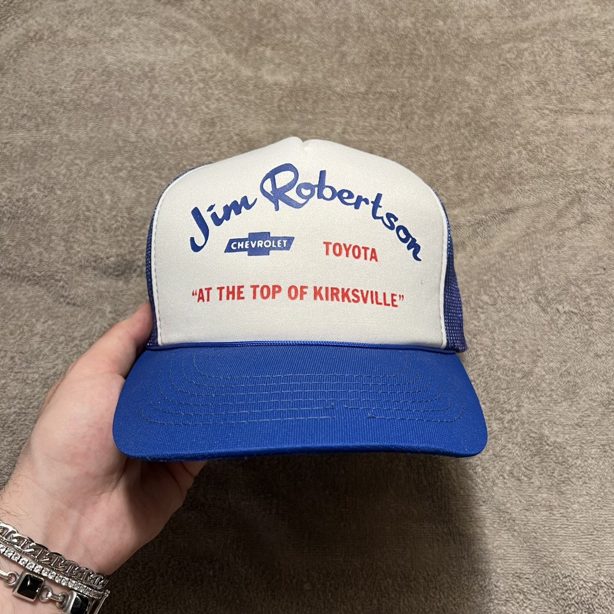 Chevrolet × Vintage Vintage 90s Toyota Chevy Mesh Trucker Hat SnapBack Spell Out Size ONE SIZE - 2 Thumbnail
