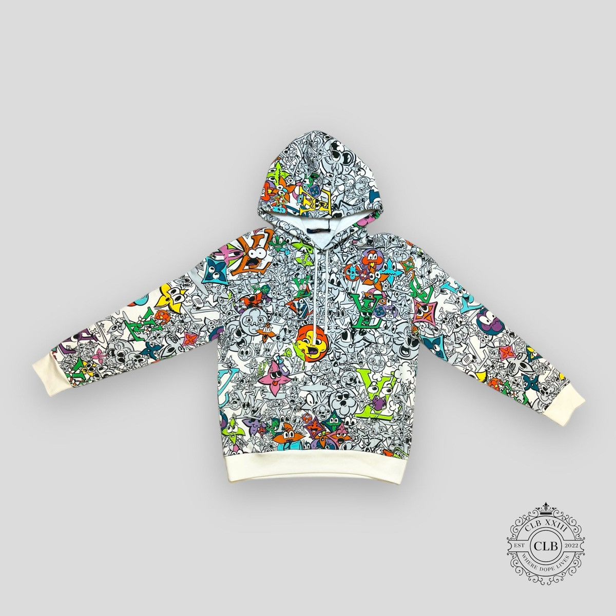 Louis Vuitton Monogram Comics Hoodie Multicolor for Men