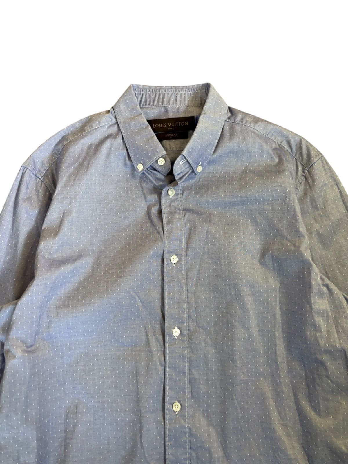 Louis Vuitton Louis Vuitton LV Shirt Size US XL / EU 56 / 4 - 4 Thumbnail