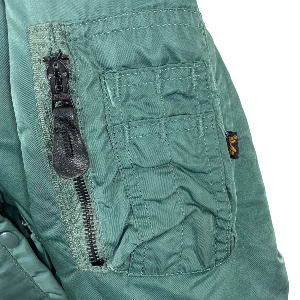 Alpha Industries × Vintage Vintage ALPHA INDUSTRIES MA-1 green Bomber jacket Size US XL / EU 56 / 4 - 15 Thumbnail