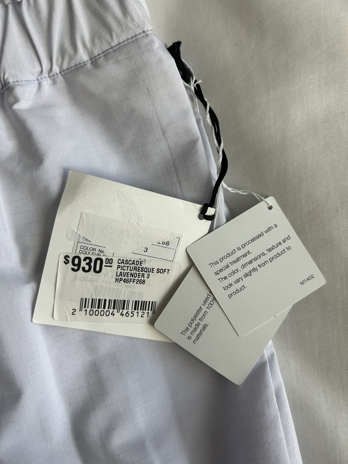 Comme des Garcons Homme Plus Homme Plisse Issey Miyake Cascade Picturesque Short Lavender Size US 31 - 2 Thumbnail
